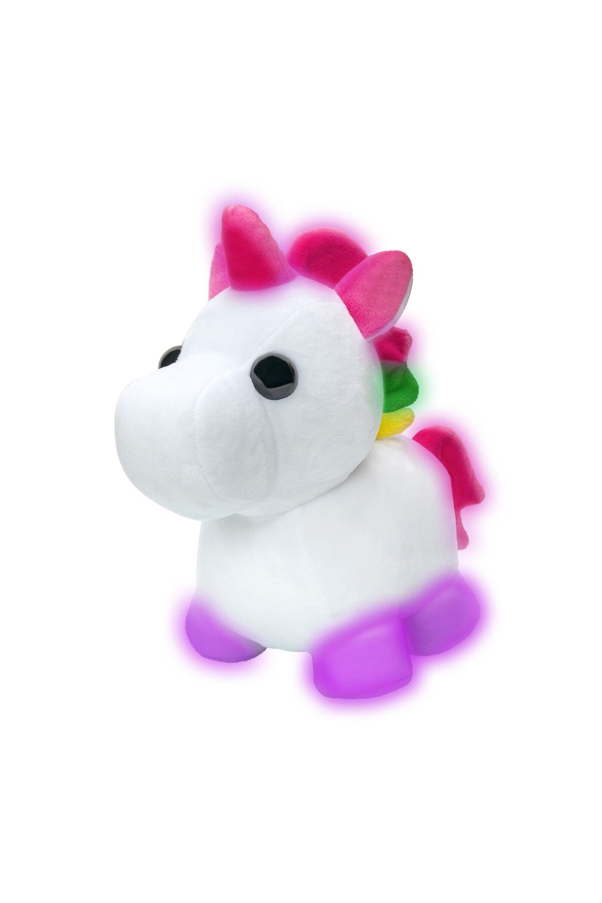 Adopt Me-Plush Neon Unicorn 12-Inches, Battery Operated 3