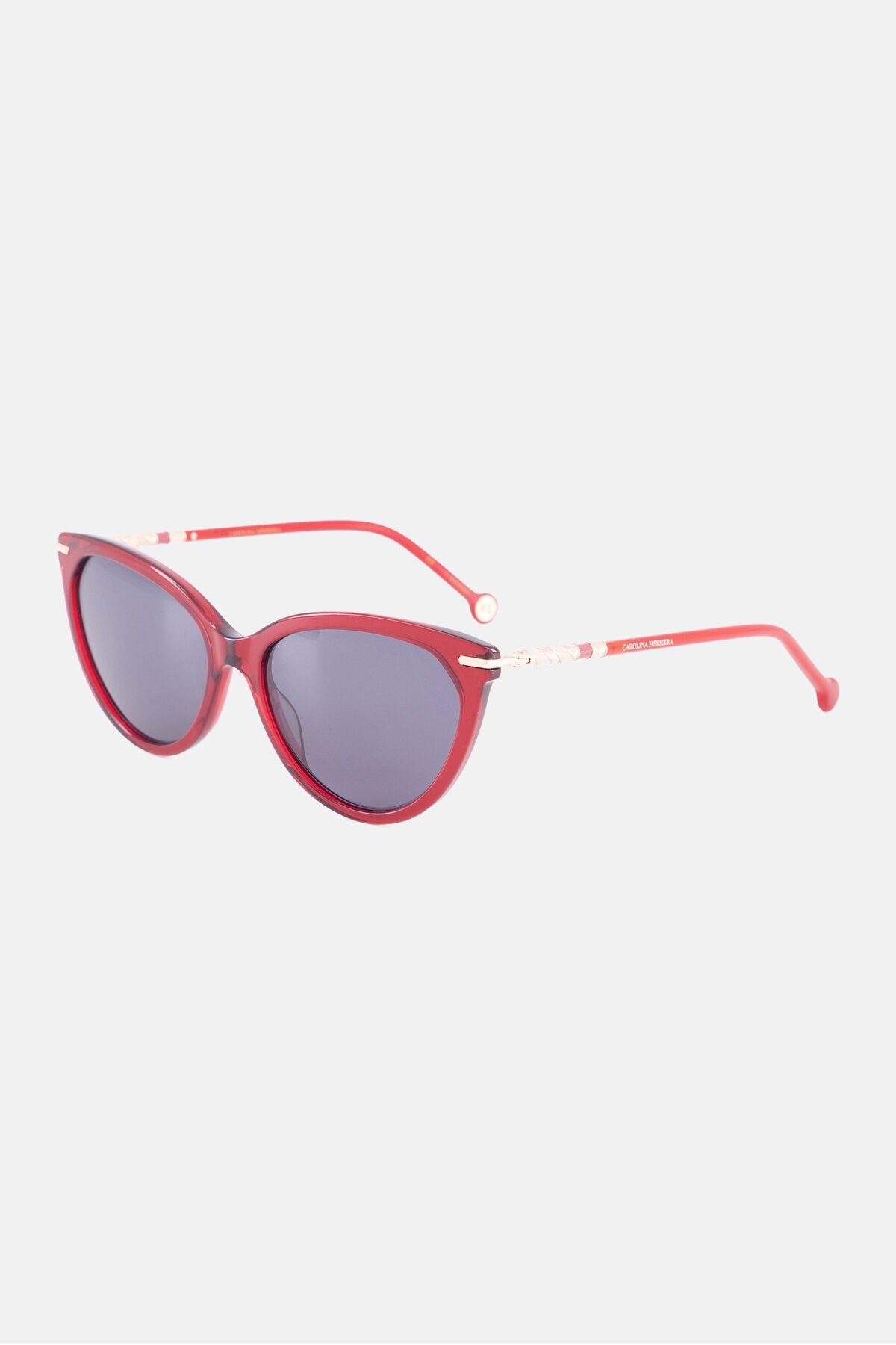 Carolina Herrera-Women HER0093S Round Sunglasses, Red 2