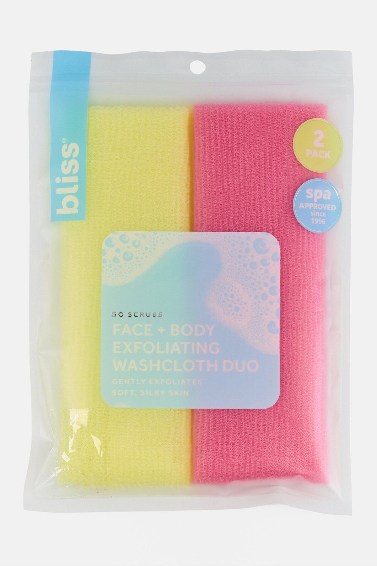 Bliss-4 Pieces Exfoliating Towel Set, Pink 1