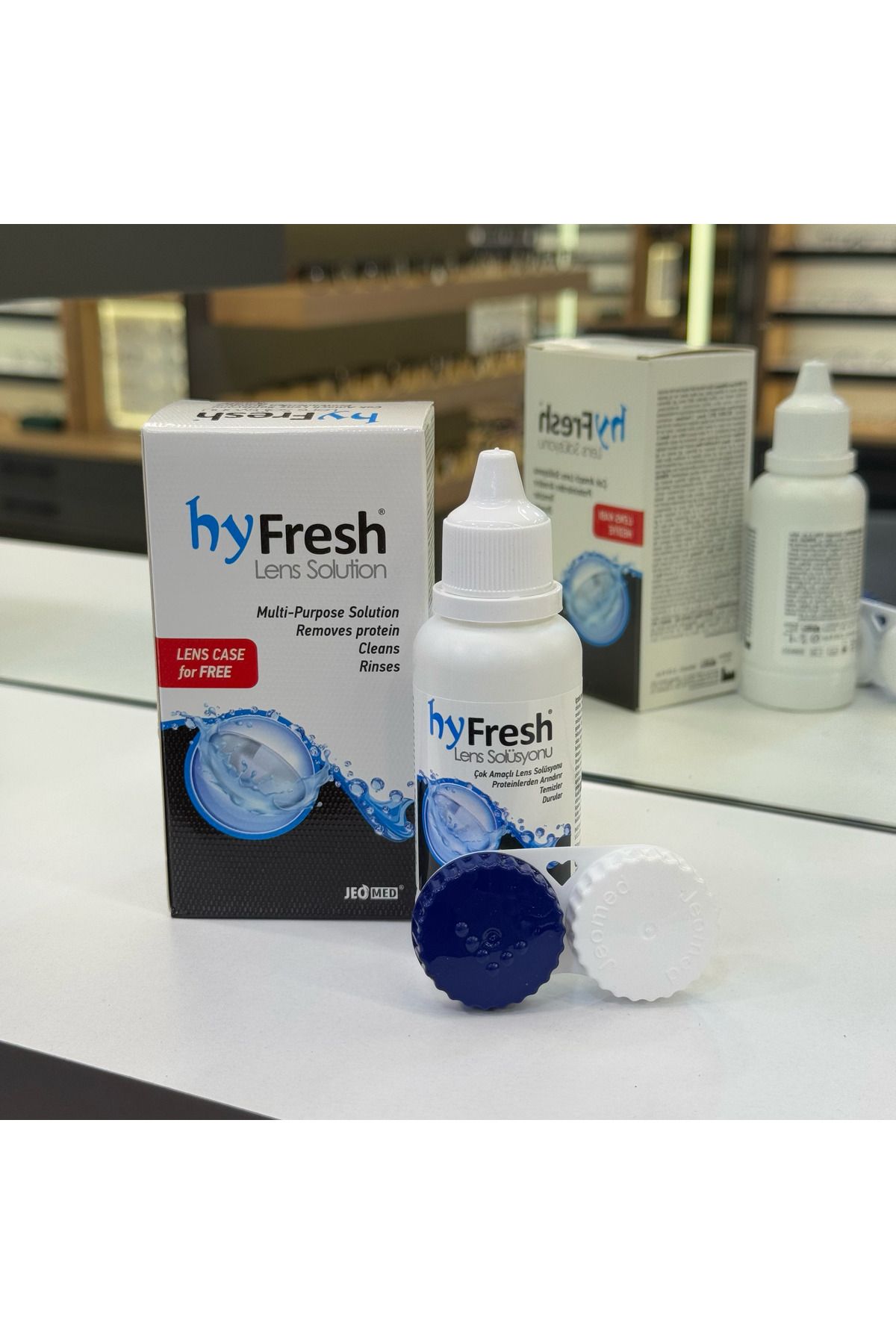 Hyfresh 60 ml Suni Gözyaşı Destekli Seyahat Boy Lens Solüsyonu