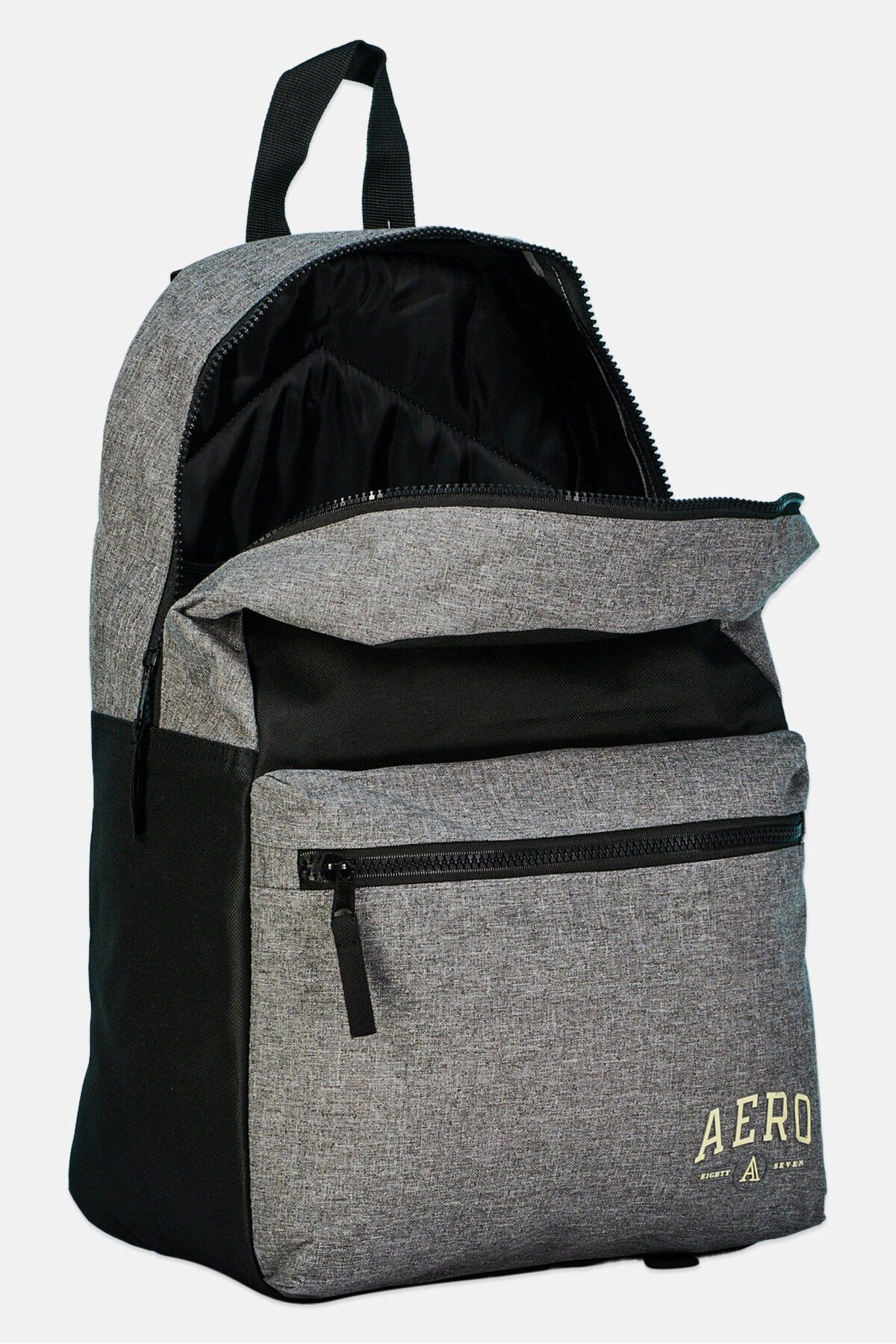 Aeropostale-حقيبة ظهر للرجال 32 طول × 44 ارتفاع × 12 عرض سم، رمادي 3