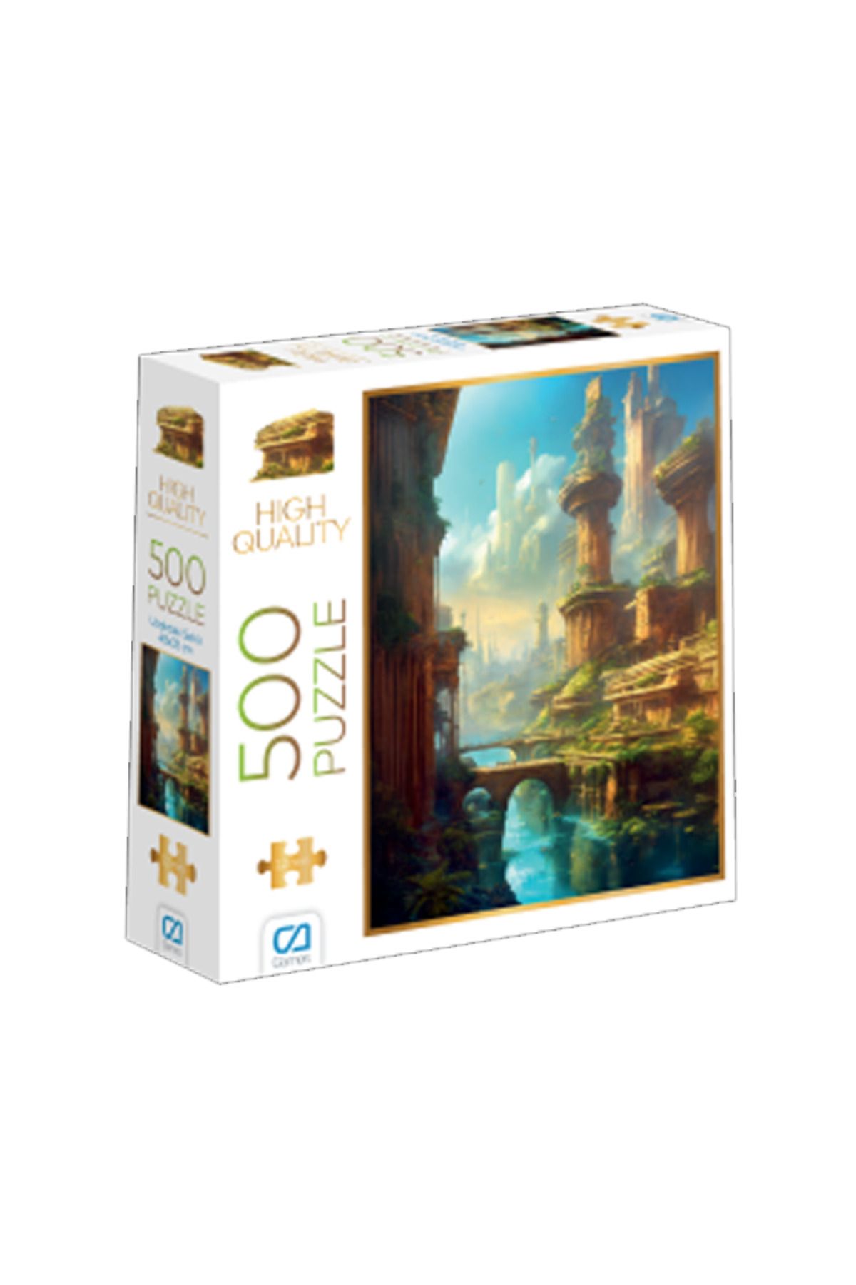 CA Games C&A Games Uzaktaki Şehir 500 Parça Puzzle