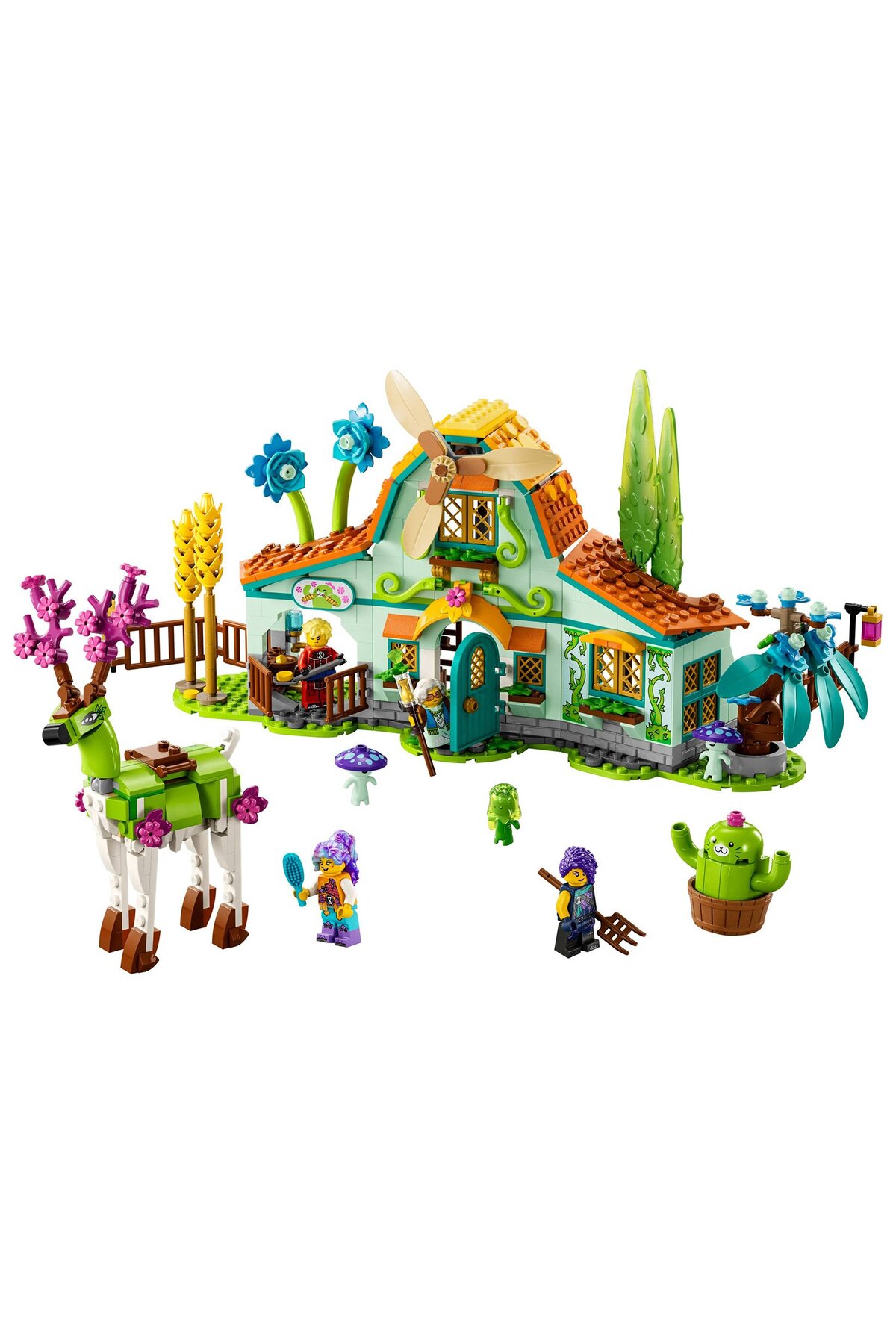 مجموعه اسباببازی ساختنی اصطبل موجودات رویایی DREAMZzz مدل ۷۱۴۵۹، ۶۸۱ تکه