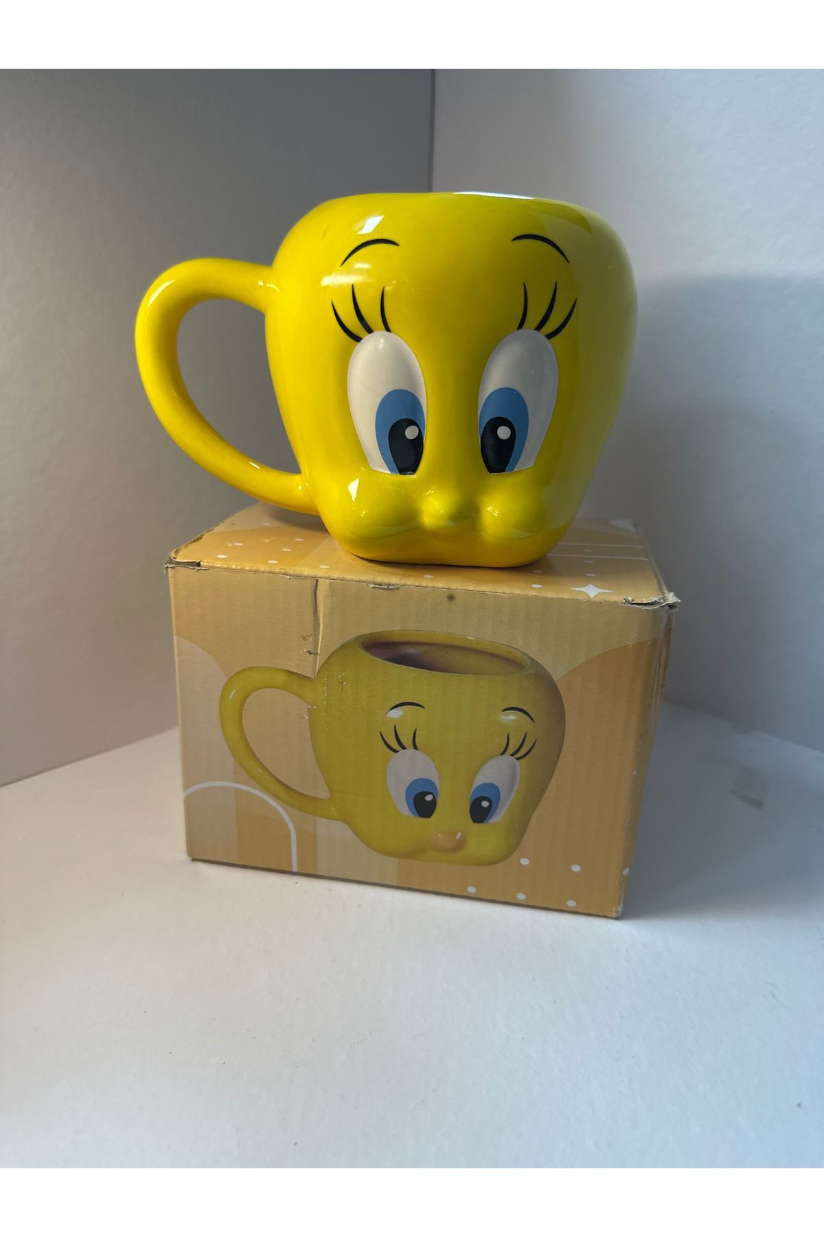 u-toys Tweety 3D Kupa Bardak Mug ÖZEL TASARIM KUPA BARDAK PORSELEN BARDAK