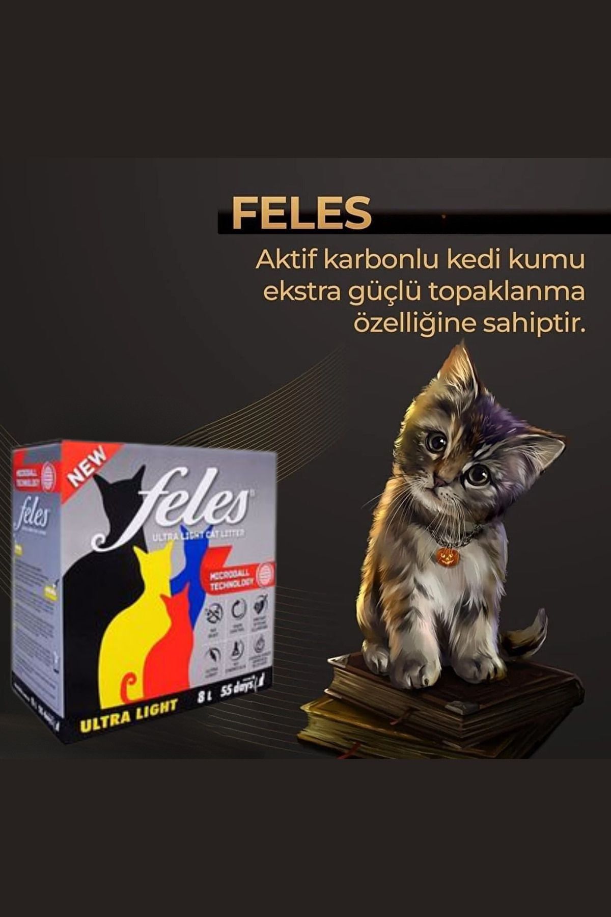 SOCHE MASWA FELES TOZSUZ KEDİ KUMU 8 LT (DOĞAL, AKTİF KARBONLU)