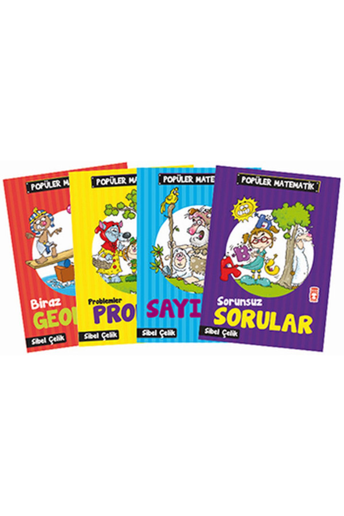 Timaş Yayınları Popüler Matematik Set - (4 Kitap) SİBEL ÇELİK