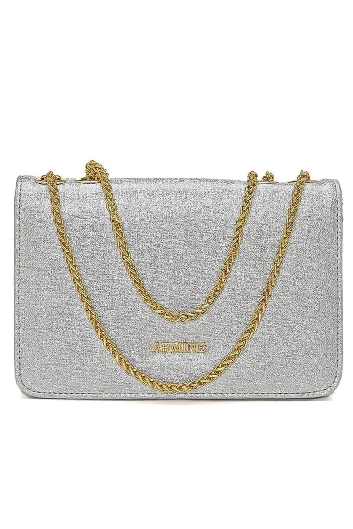 Armine-Arm-317 Women's Gold Chain Evening Bag 2