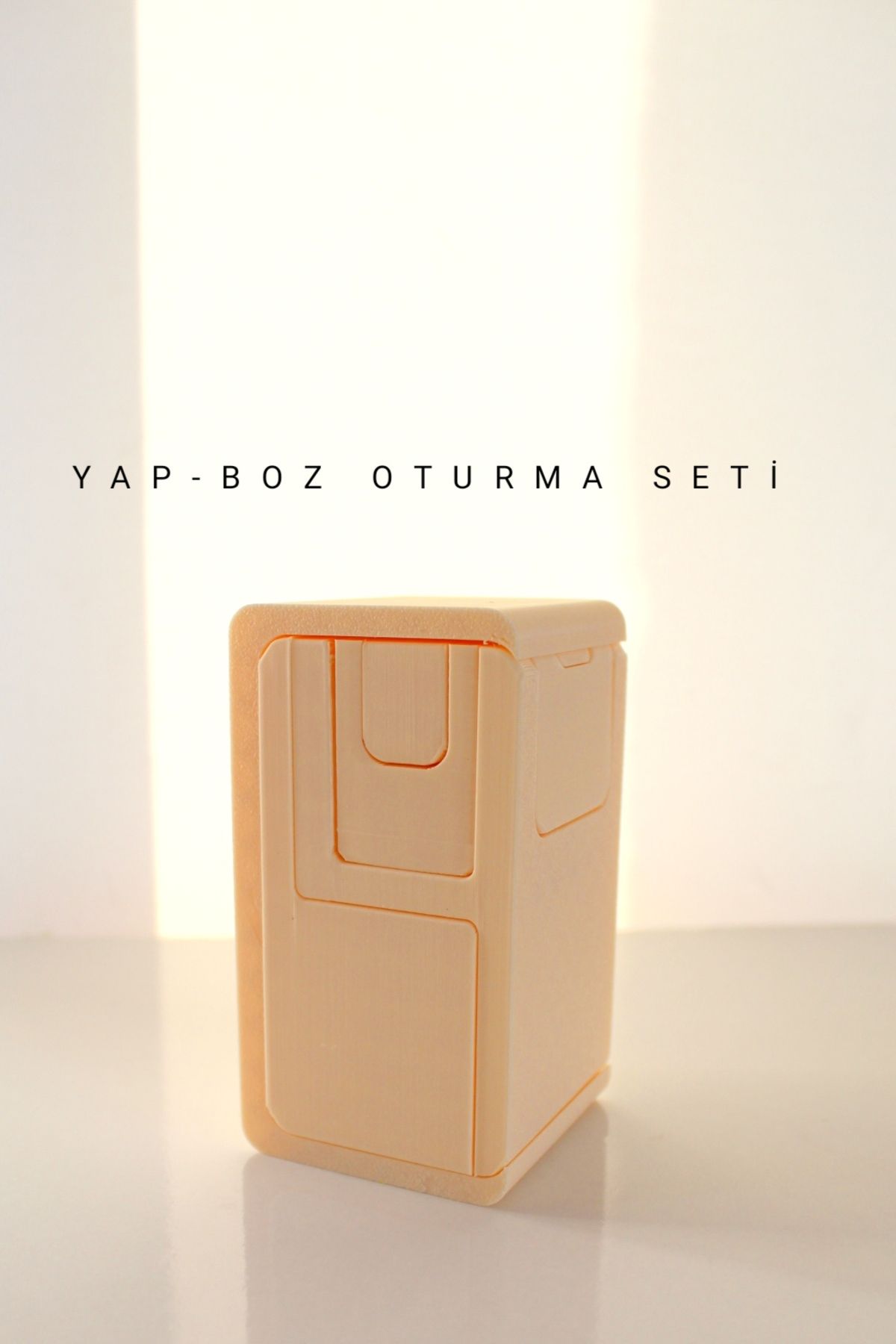 AHSAPSHOP Yap-boz Oturma Seti Oyuncak