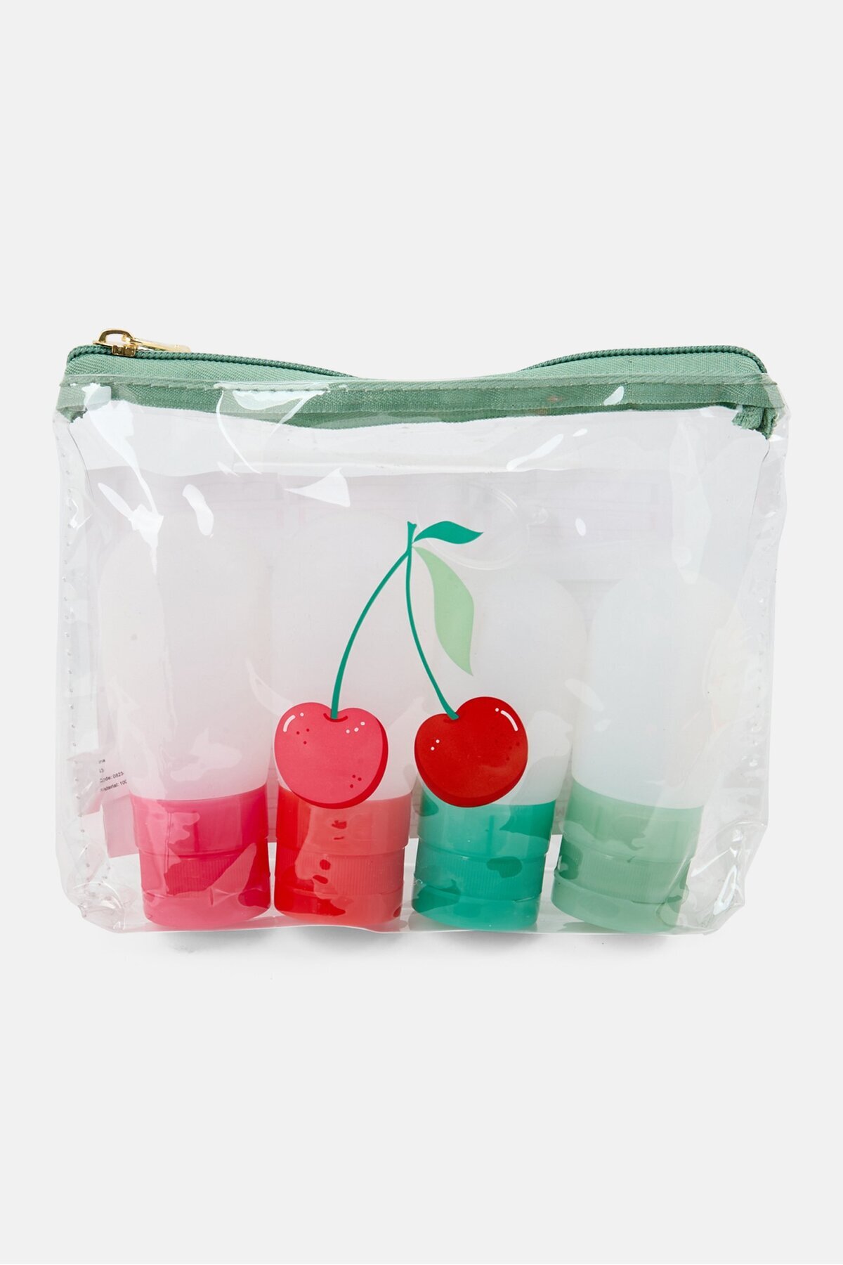 Miamica-4 Piece Silicone Travel Bottle Set, White Combo 1
