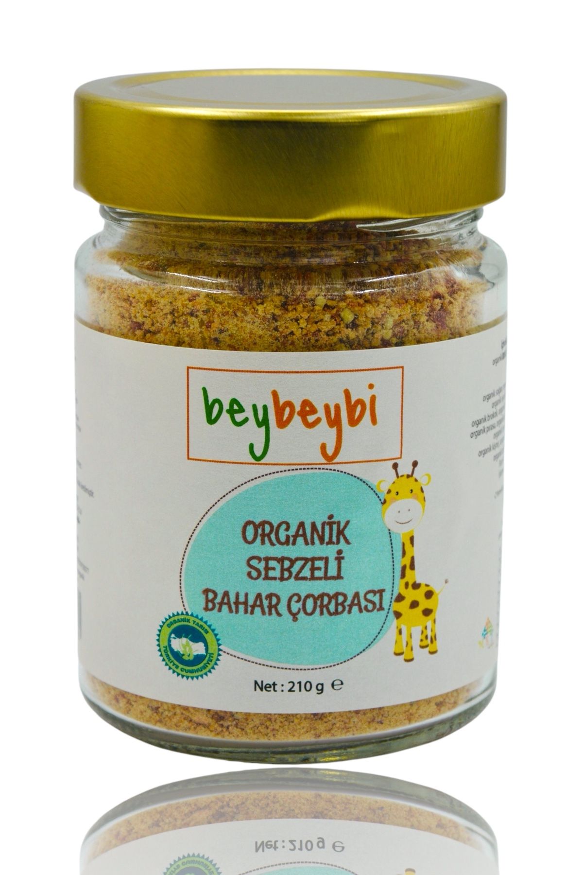 BEYBEYBİ Beybeybi Organik Sebzeli Bahar Çorbası 210gr (PESTİSİT VE AFLATOKSİN ANALİZLİ)