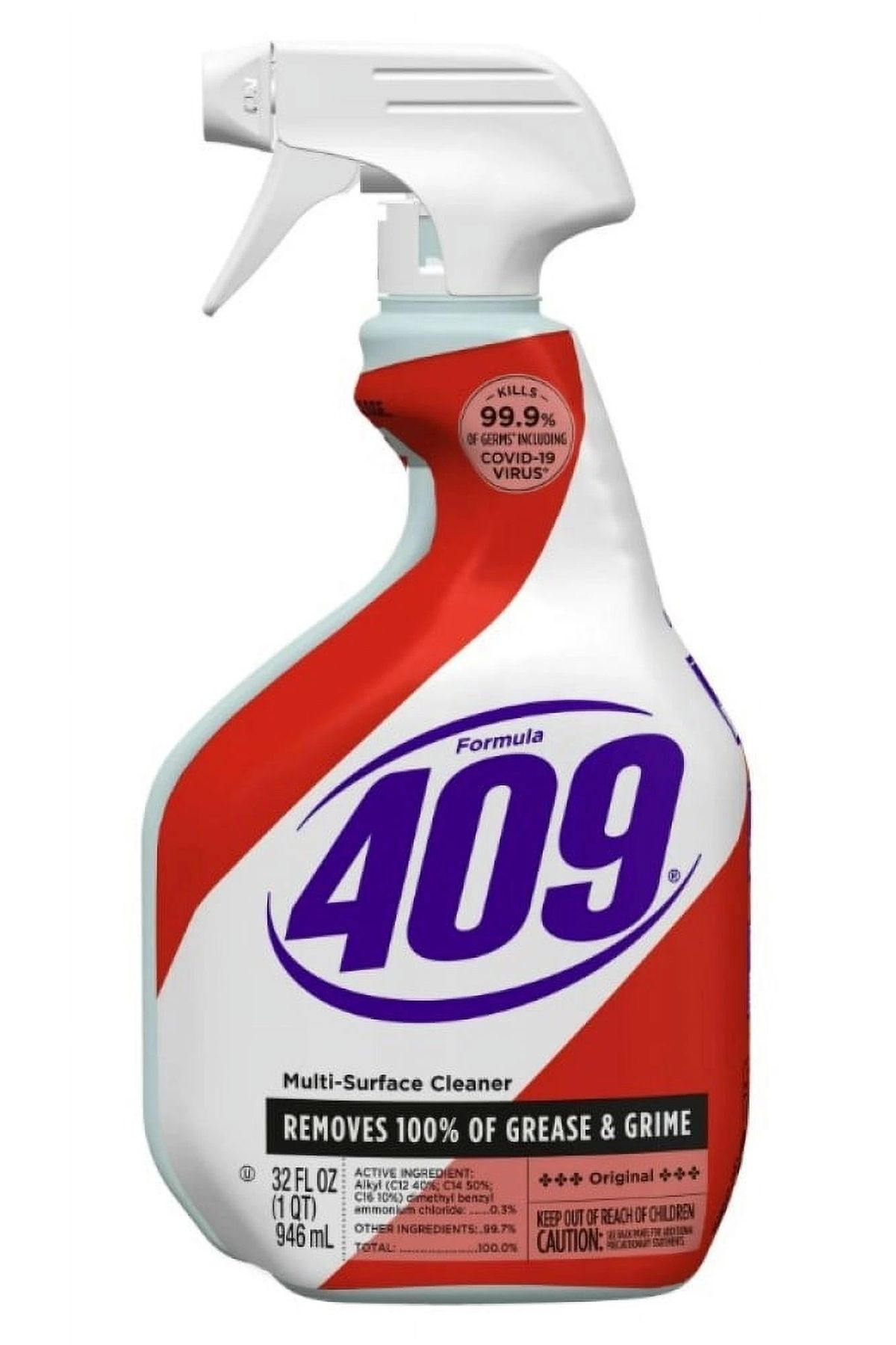 Clorox Formula 409 Multi Surface Cleaner Removes % 100 Of Grease&Grıme Original 946 ml