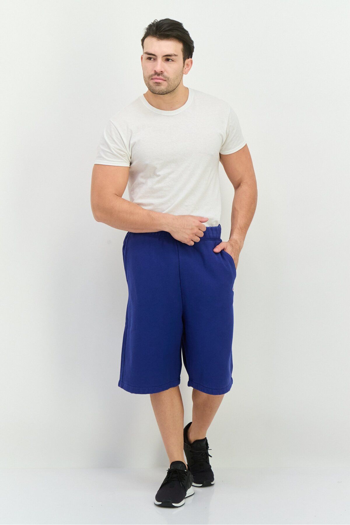 Champion-Men Sportswear Fit Outdoor Shorts, Blue 4