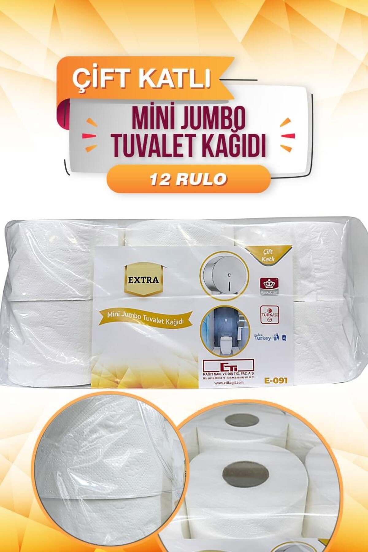 Ermet Extra  Mini Jumbo Tuvalet Kağıdı