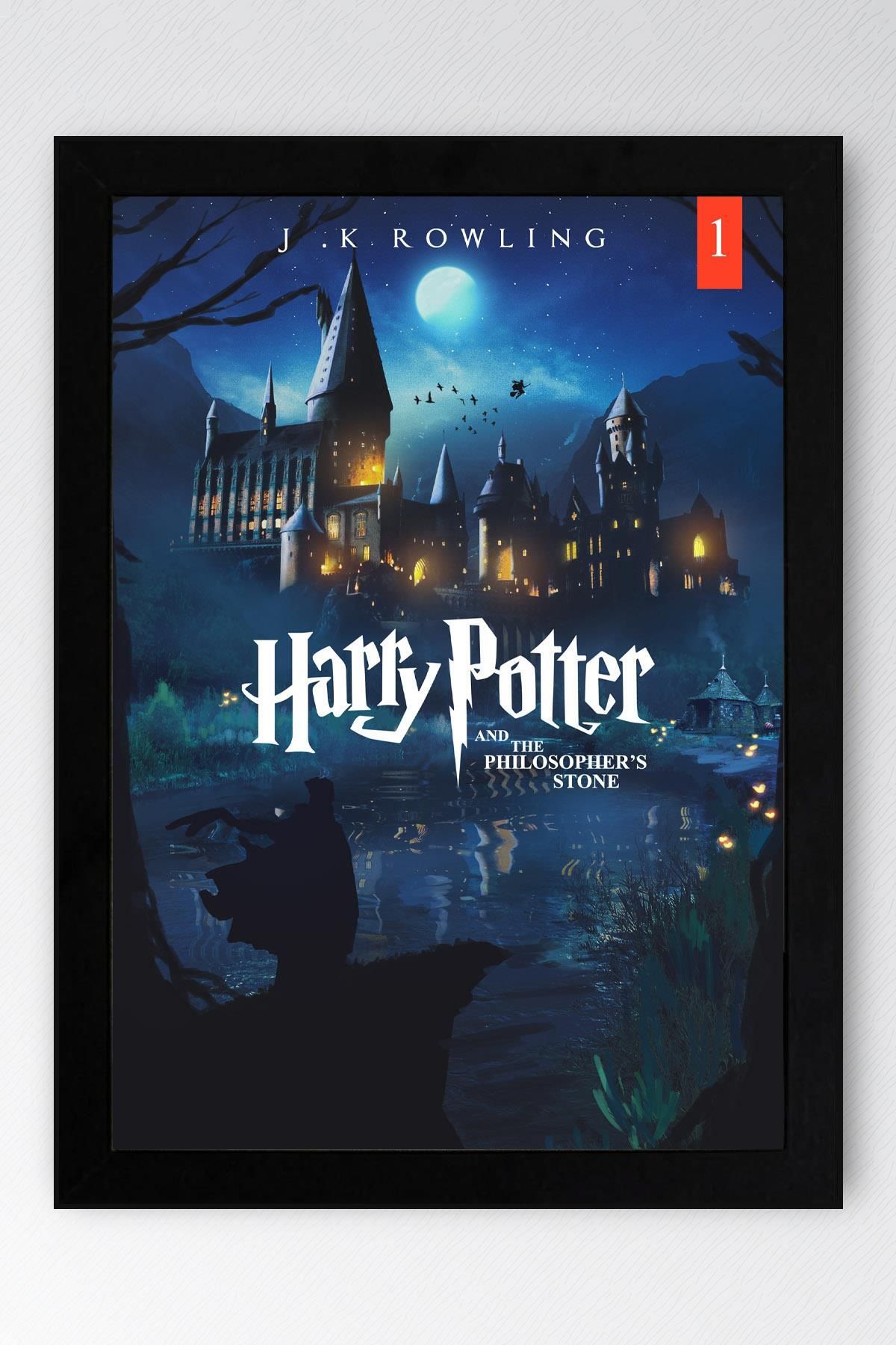 Saturn Harry Potter ve Felsefe Taşı Çerçeveli Tablo - Film Posteri Tablo