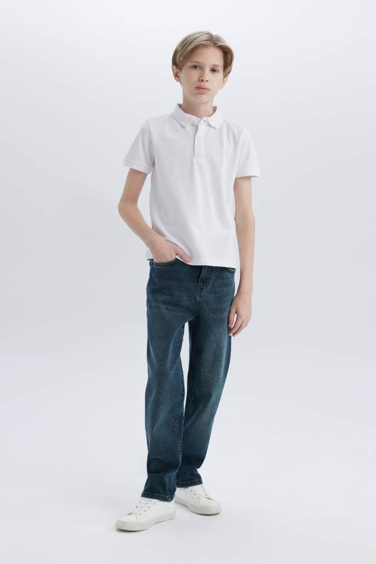 شلوار جین آبی پسرانه و بچگانه BOY JEAN NM34 D. Defacto