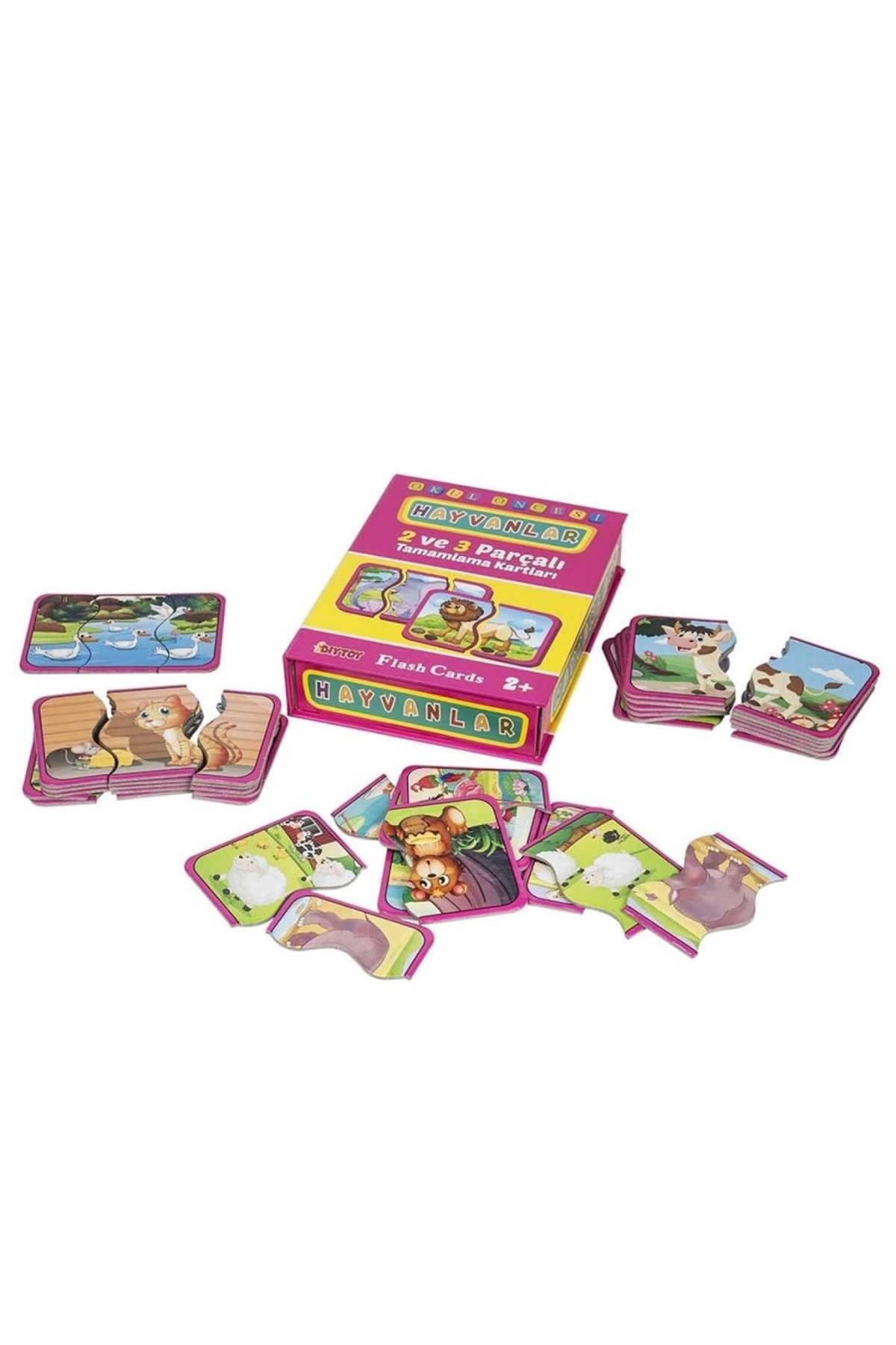 EGATOPTAN 1185 DıyToy Flash Cards - Hayvanlar / + 2 yaş