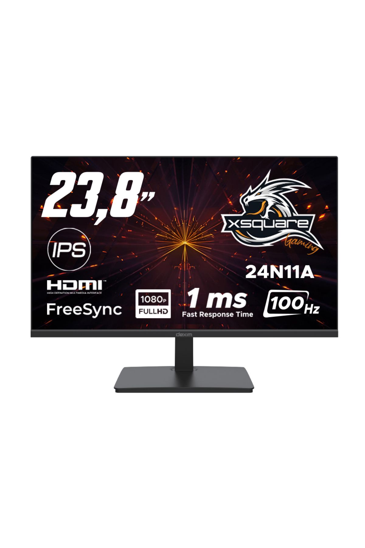 Dexim 24n11a 23,8" Fhd 100hz 1ms Ips Flat Ofis Monitor