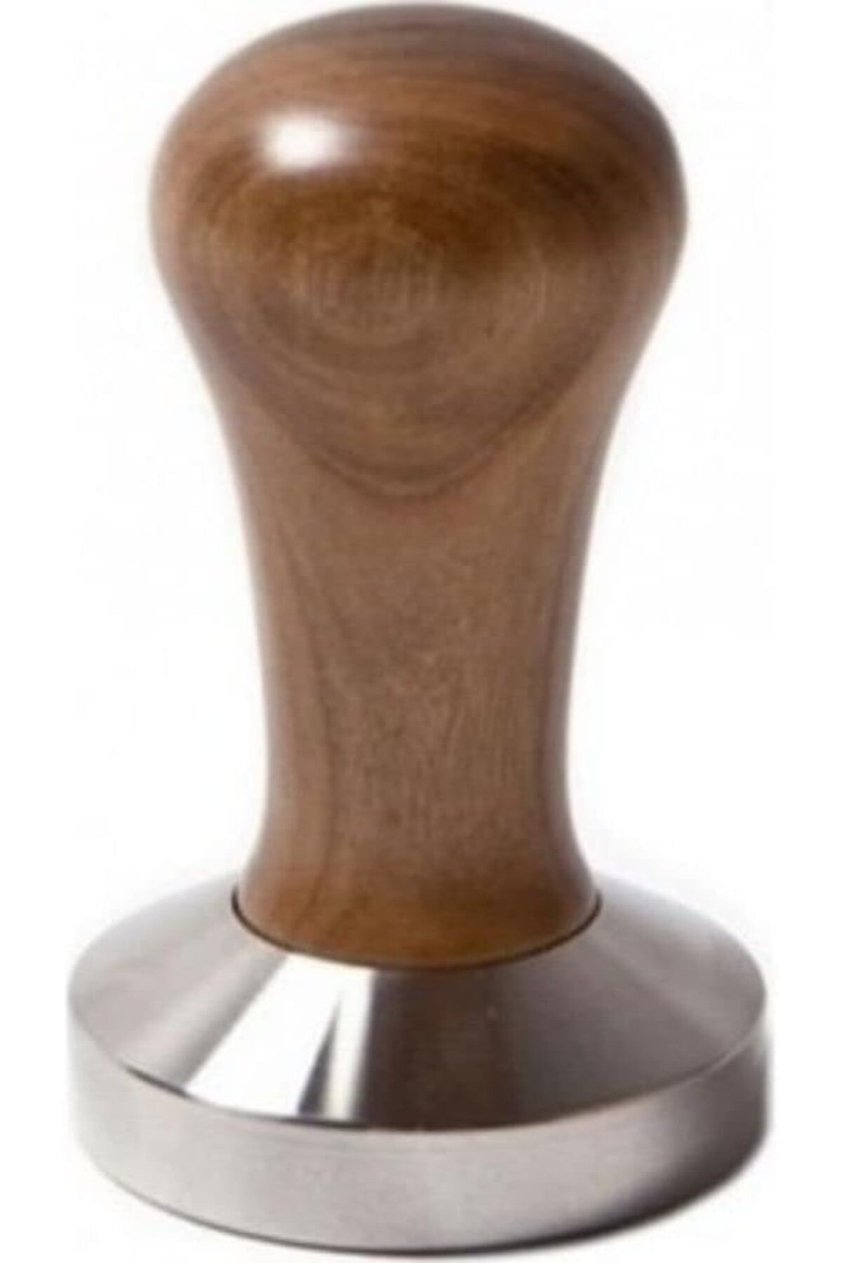 STOREMAX MU-ARTSHOP Kahve Tamperi - Ahşap Ergonomik Sap - Düz Tabanlı - Kahve Düzleştirici - Çap: 58 mm