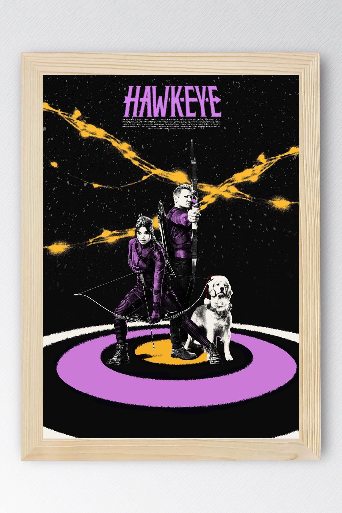 Saturn Hawkeye Çerçeveli Tablo - Marvel Dizi Posteri Tablo