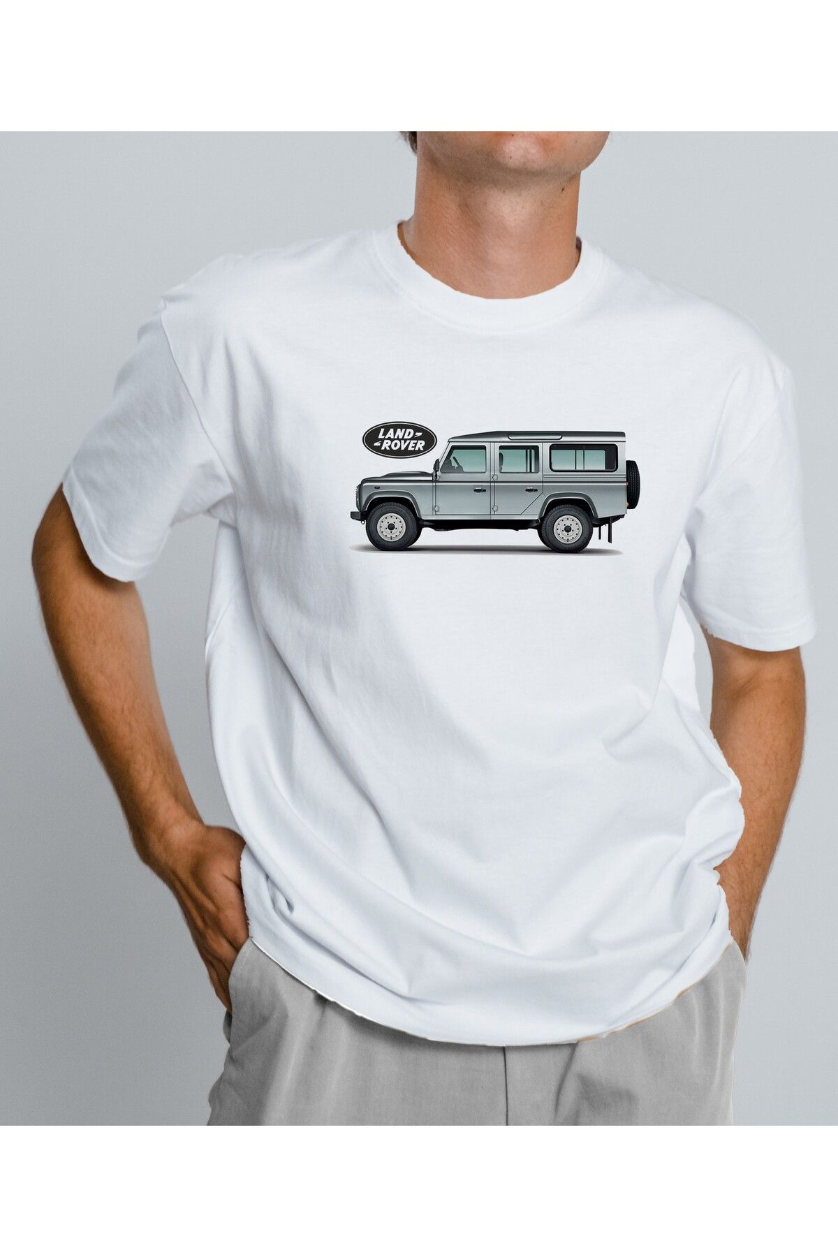 hodigo Land Rover Grafik Baskılı Unisex Tişört