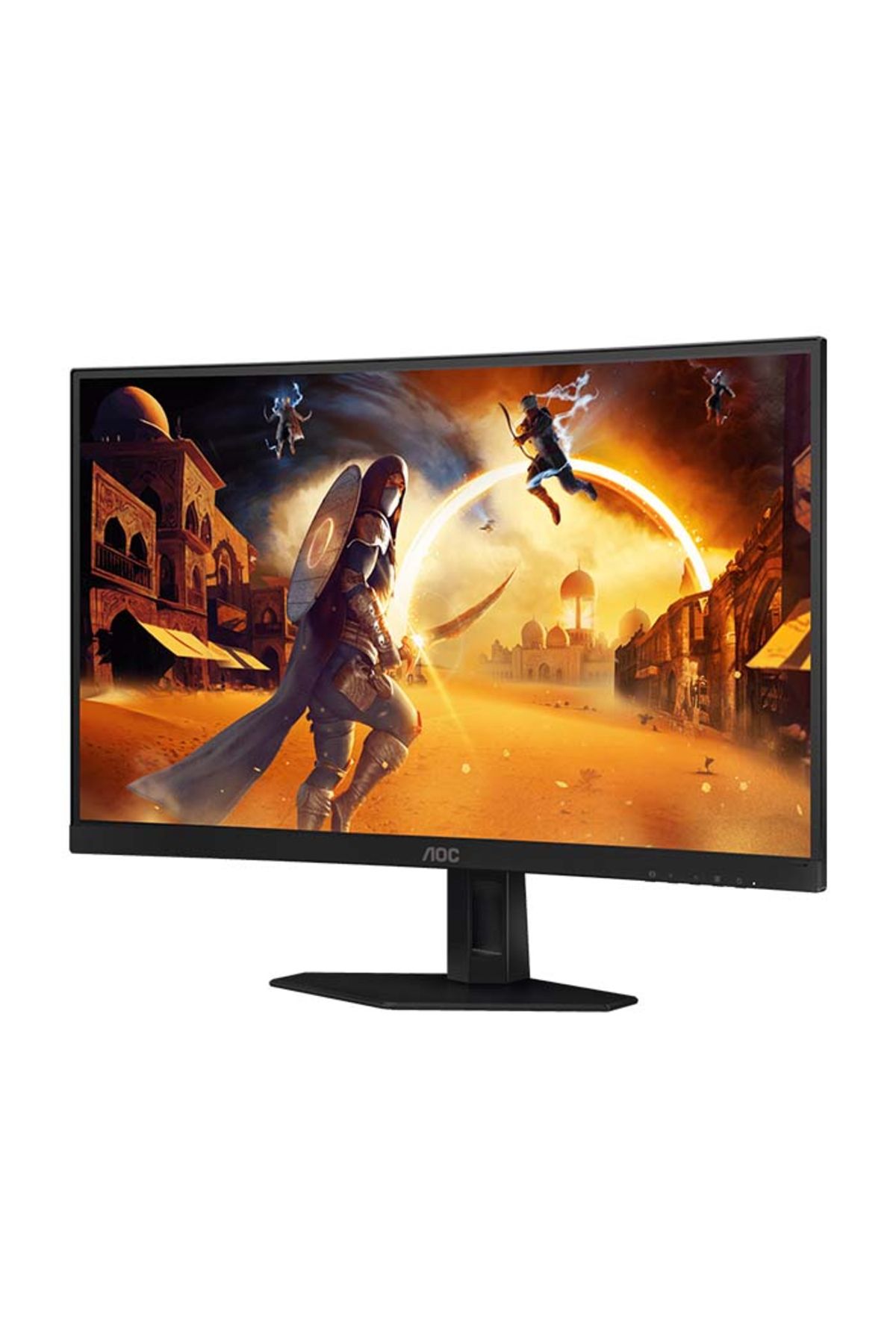 Aoc-شاشة ألعاب منحنية C27G4ZE مقاس 27 بوصة بدقة FHD 1920x1080، HDR10، نوع لوحة VA، معدل R 280 هرتز، 0.3 مللي ثانية 3