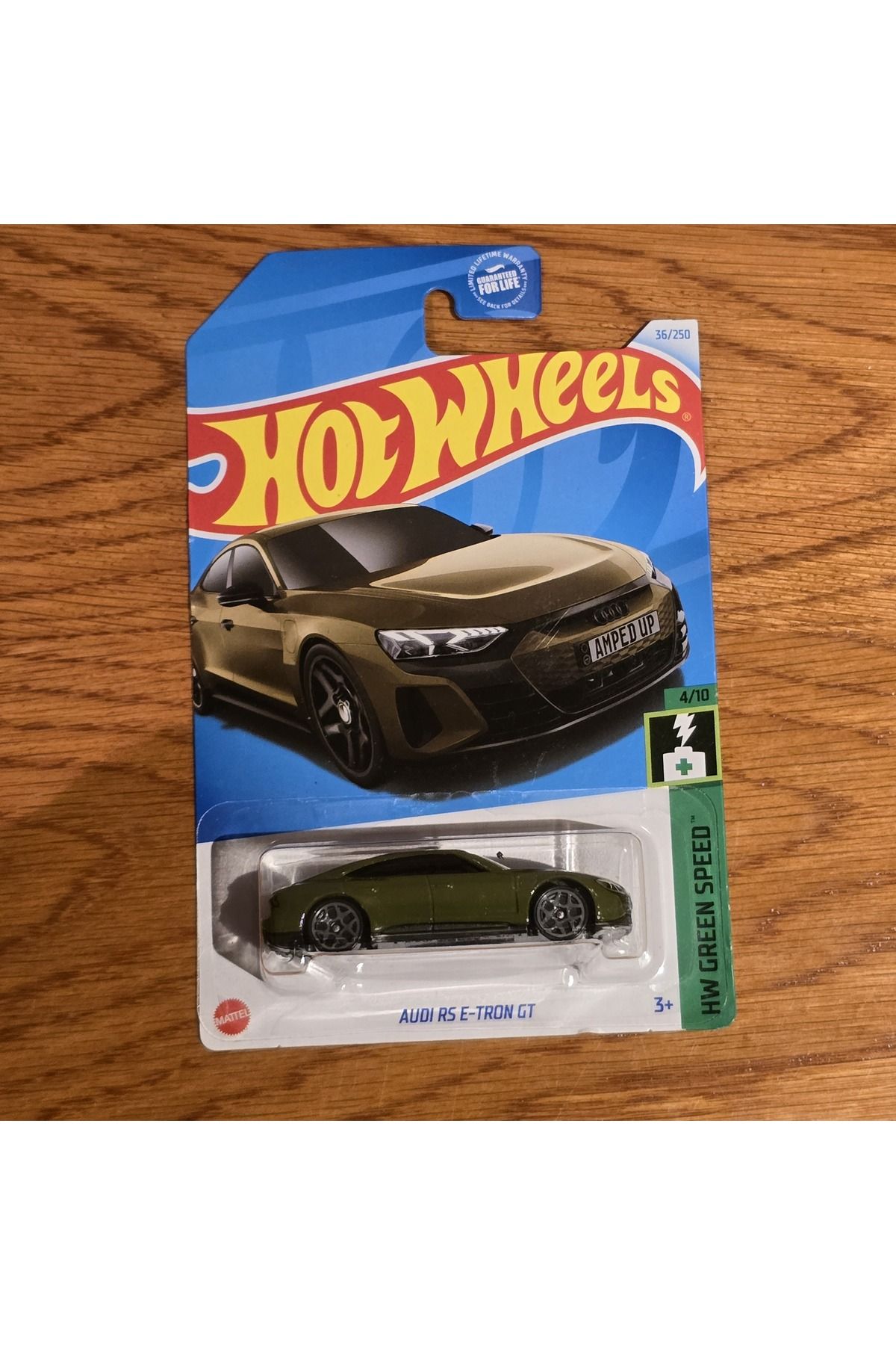 HOT WHEELS Audi RS E-Tron GT Green - HTD38 Uzunkart