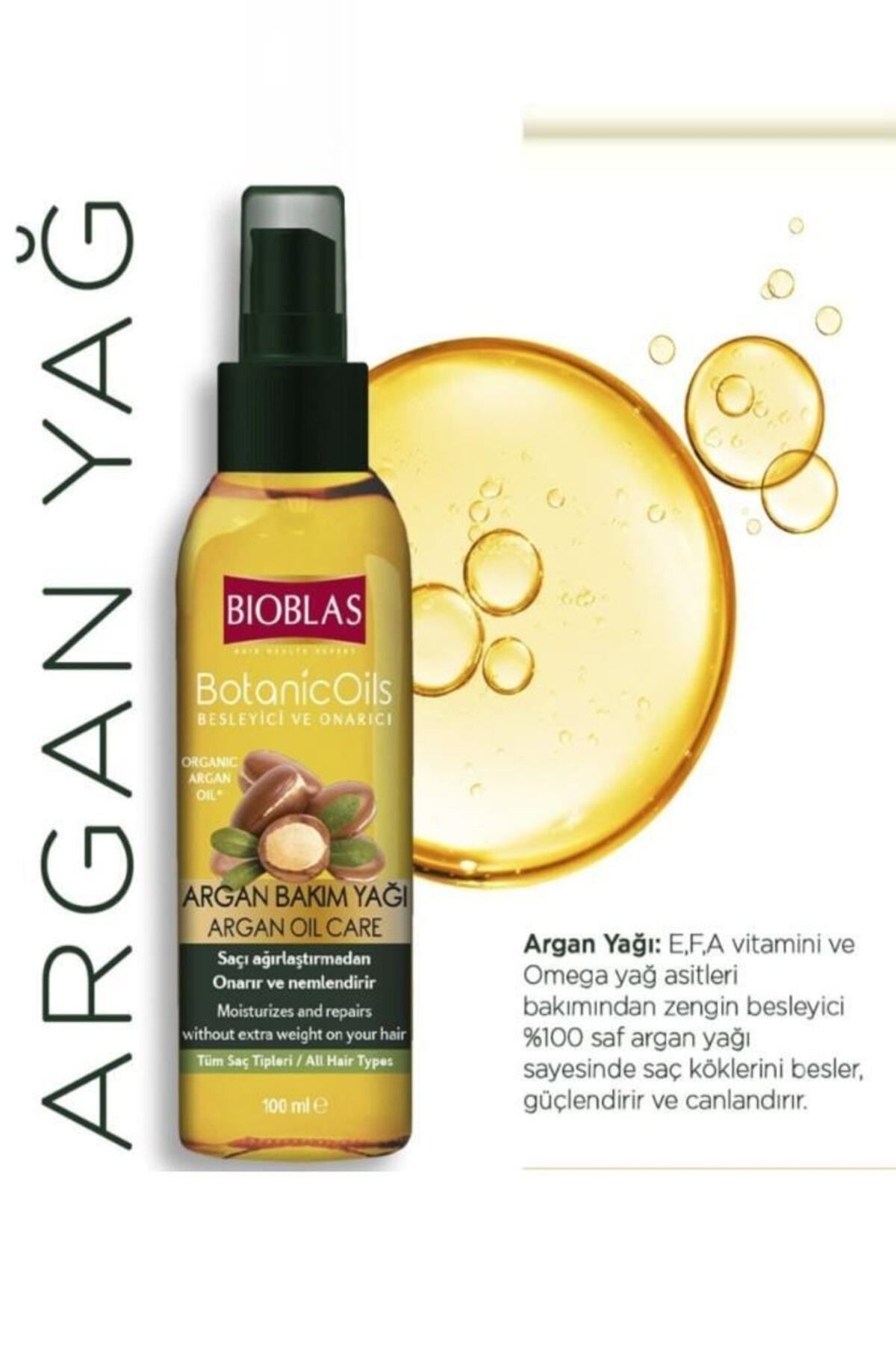 Bioblas-100 Ml Argan Care Oil and 200 Ml Argan Liquid Conditioner 5