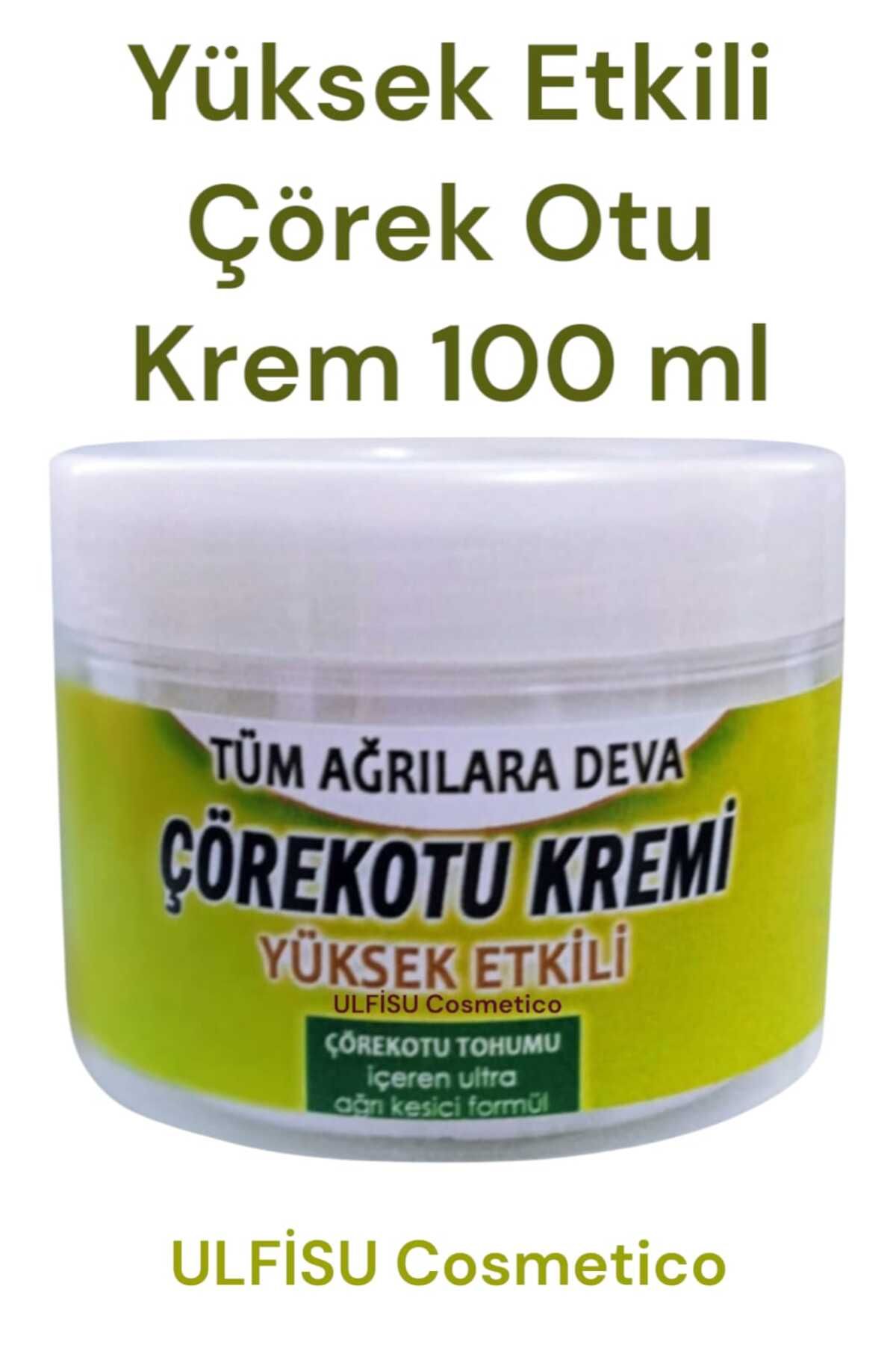 ULFİSU COSMETİCO Çörek Otu Kremi 100 ml - Ağrılarınız İçin Yüksek Etkili