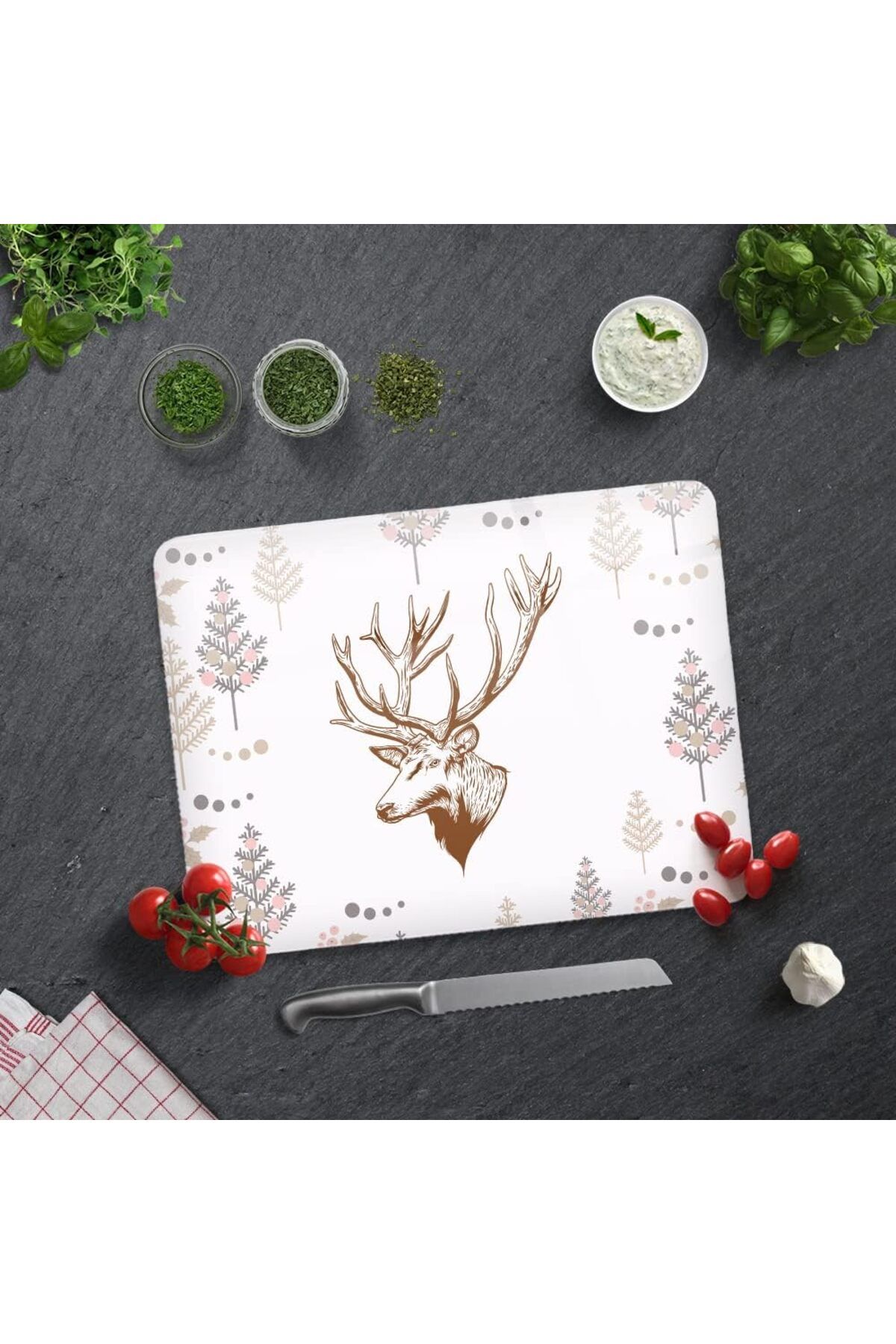 STOREMAX httphop Cervus Deer | Cam Kesme Tahtası (30cm x 40cm) NewDesingshop 1092444