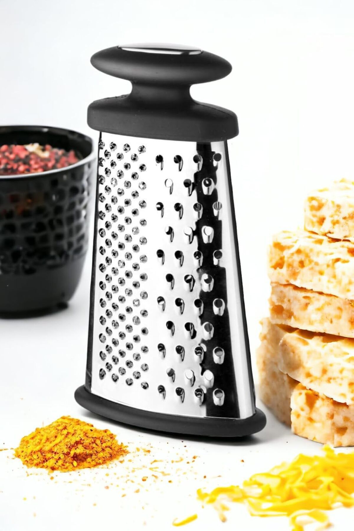 STOREMAX mrttnca Paslanmaz Çelik Yassı Tutmalı Rende, 3 Yönlü Rendeleme Yassı Tasarım 24 * 11 * 4cm tr