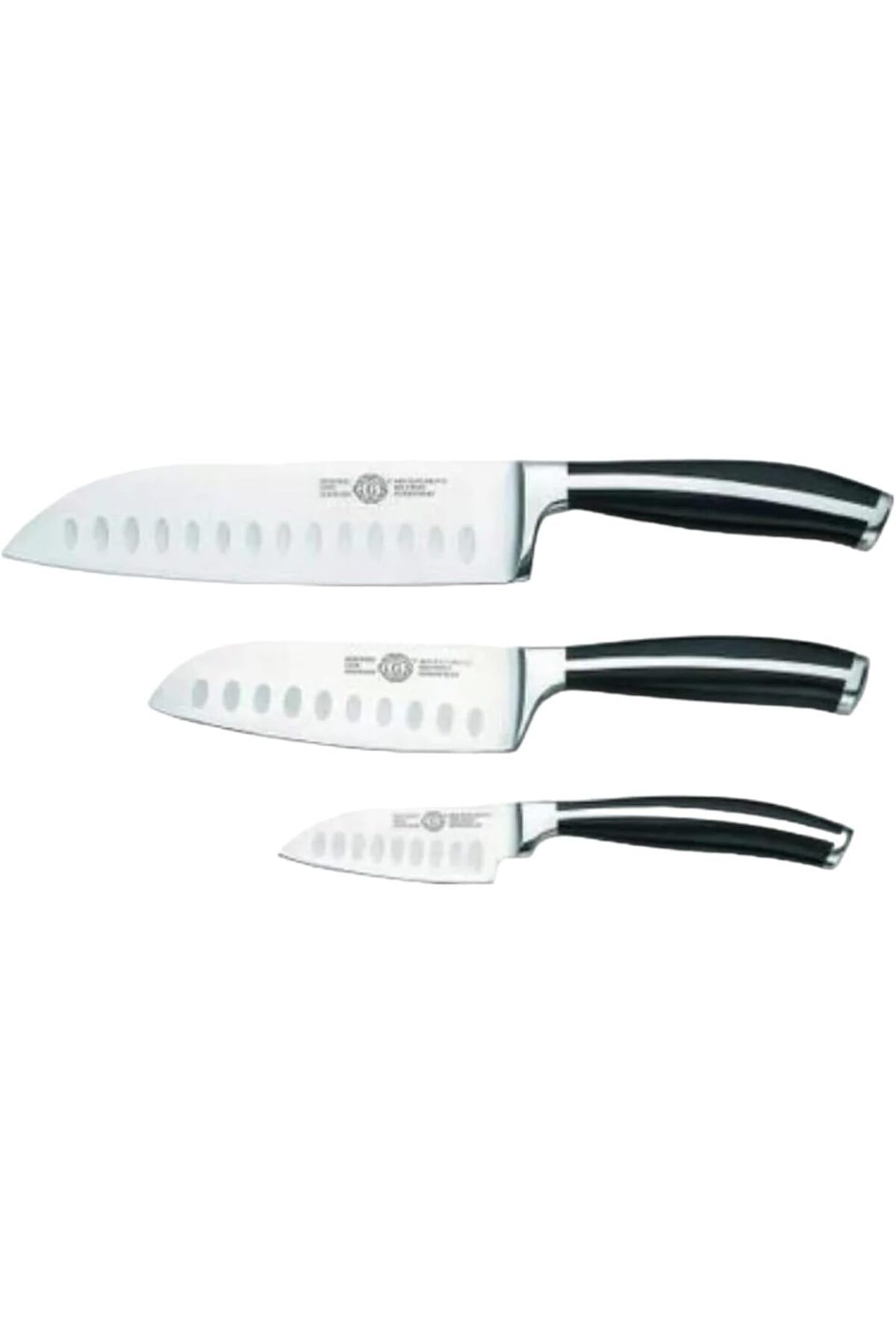 STOREMAX ysftex Solingen Interline Santoku Kochmesser 3 Lü Bıçak Seti YSFshop 721051