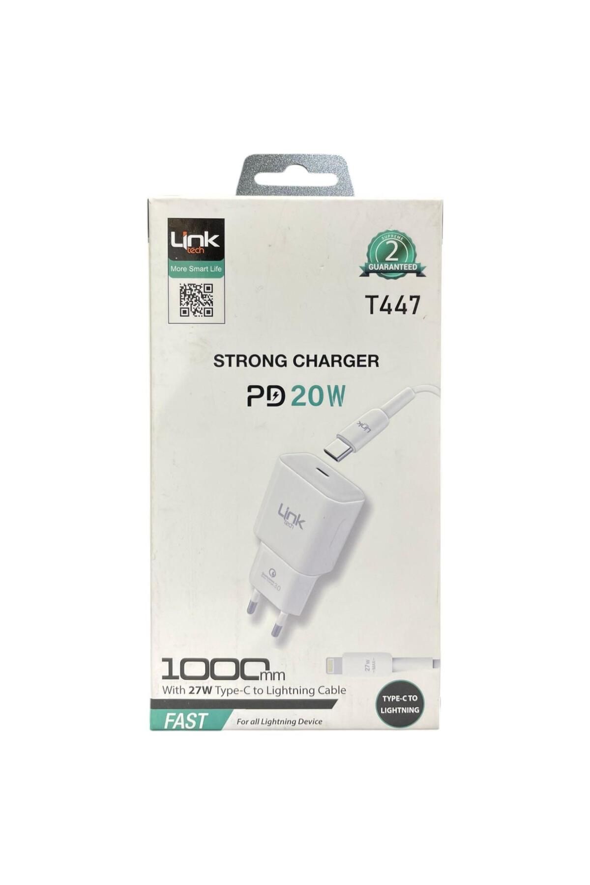 Linktech T447 20 W Lightning Kablolu Şarj Aleti