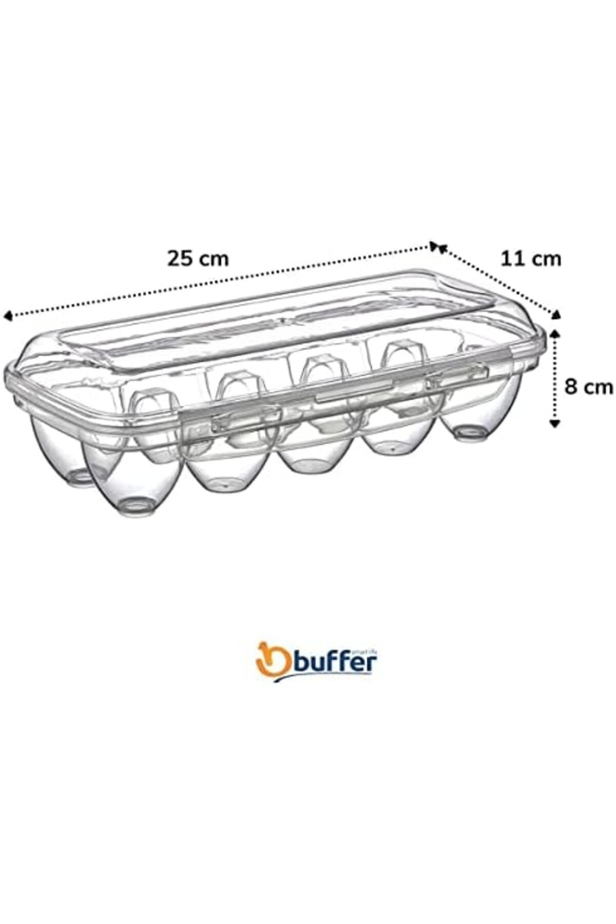 STOREMAX-Jvnnastore 10 Compartment Egg Storage Box with Locking Lid Yu110 646268 2