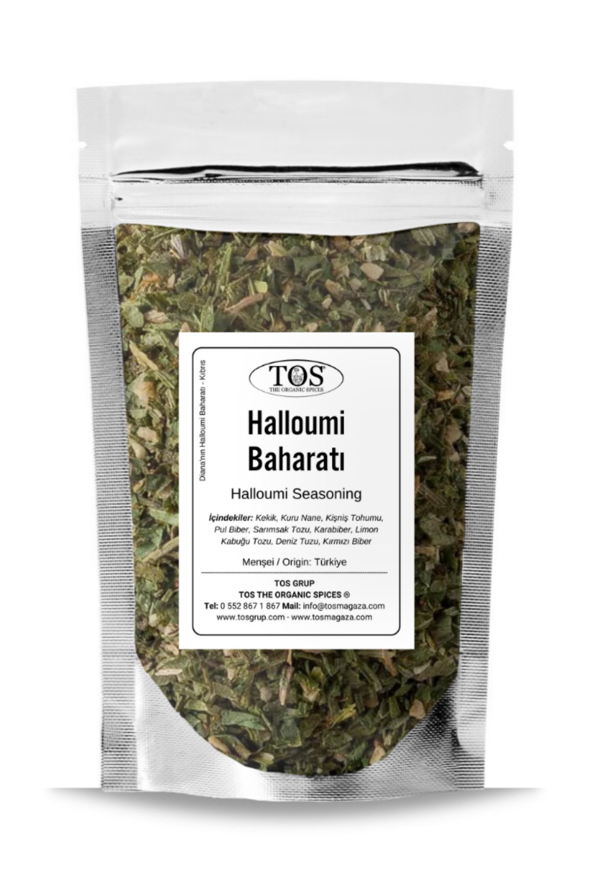 TOS The Organic Spices Diana'nın Halloumi Baharatı 100 gr Diana’s Halloumi Seasoning