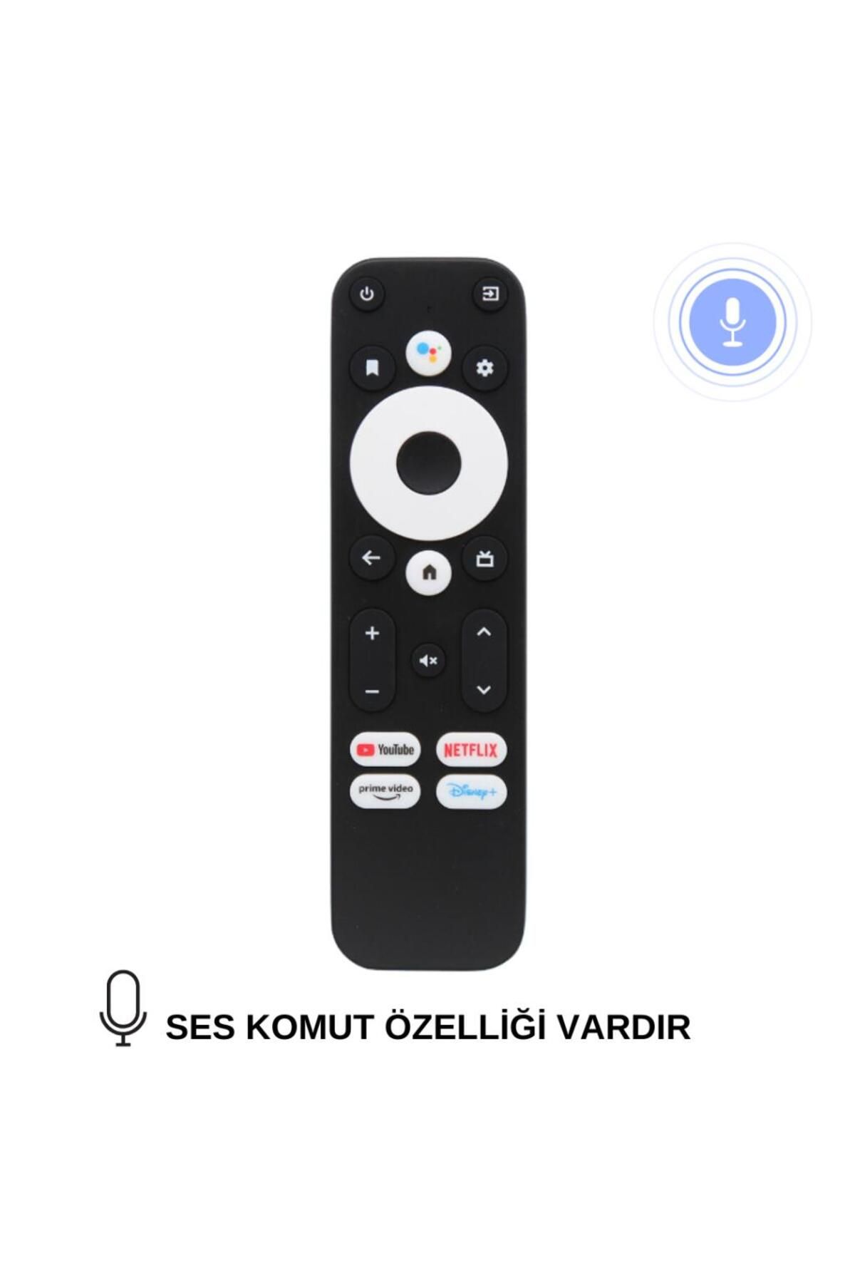 electroon Hiremco Smart Life Android TVBox Kumanda - Ses Komutlu