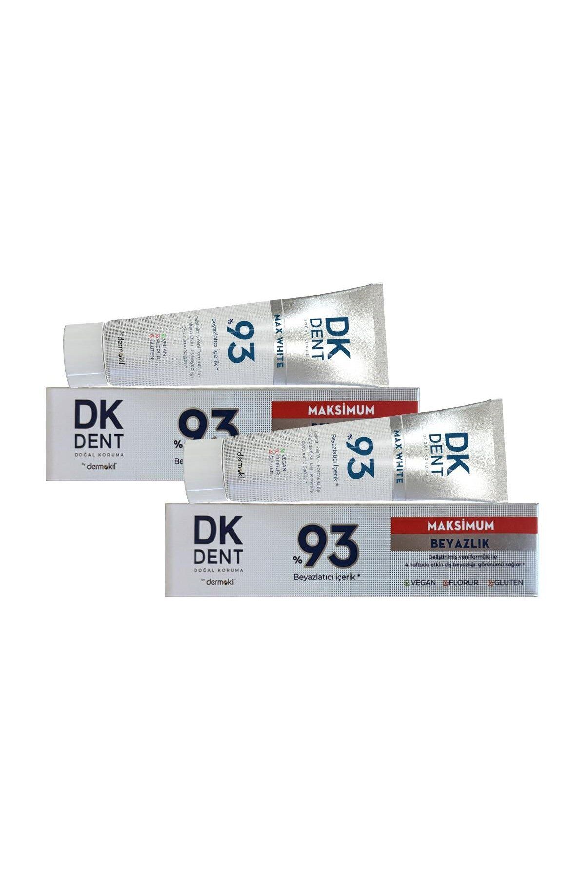 Dermokil Dk Dent %93 Max Beyazlık Diş Macunu 75 Ml. Ikili Set