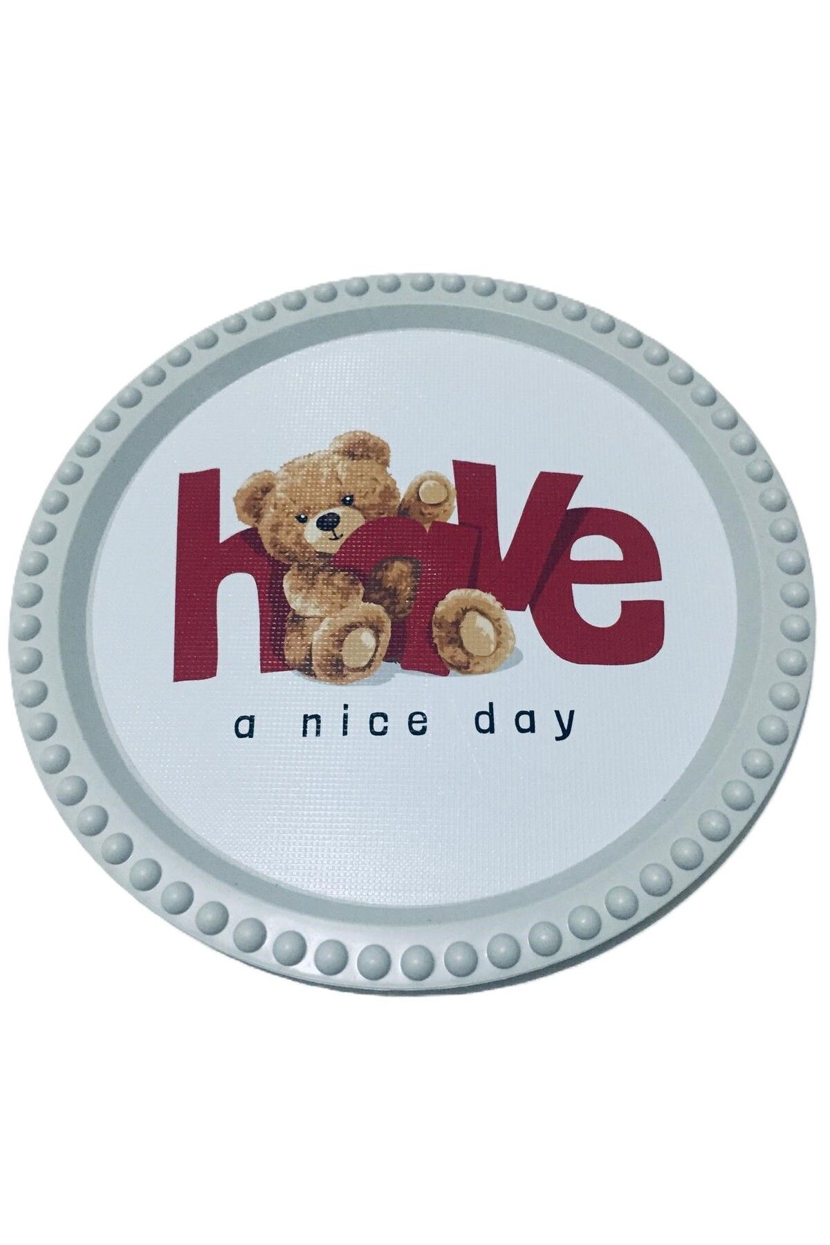 Karin Have a nice day Boncuk Kenarlı Tepsi 29 cm