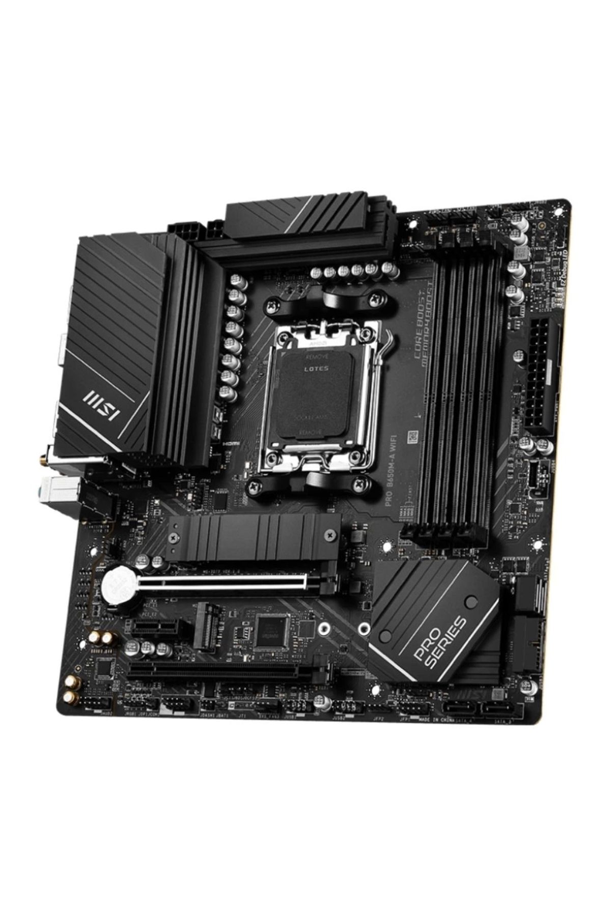 MSI-Pro B650m-a Wifi Amd B650 Socket - Am5 Ddr5 6400 Mhz Matx Gaming Motherboard 4