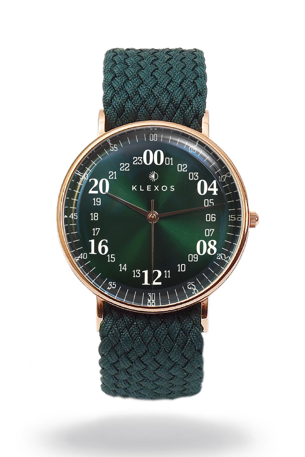 KLEXOS 24 Saat Kadranlı Kol Saati | Dream Everglades Rose Gold