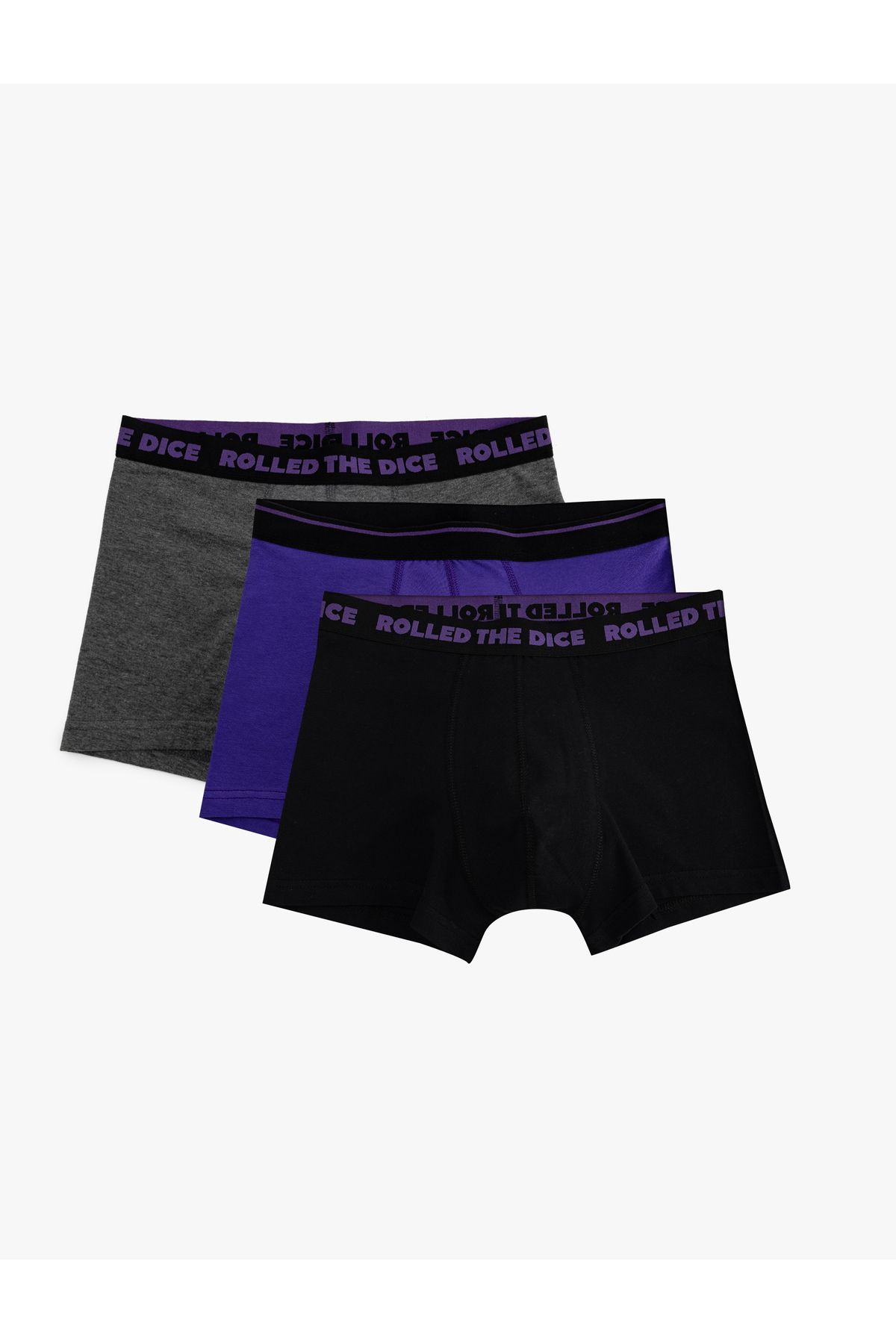 Koton Yeni Sezon Pamuklu Baskı Detaylı 3'lü Boxer Seti