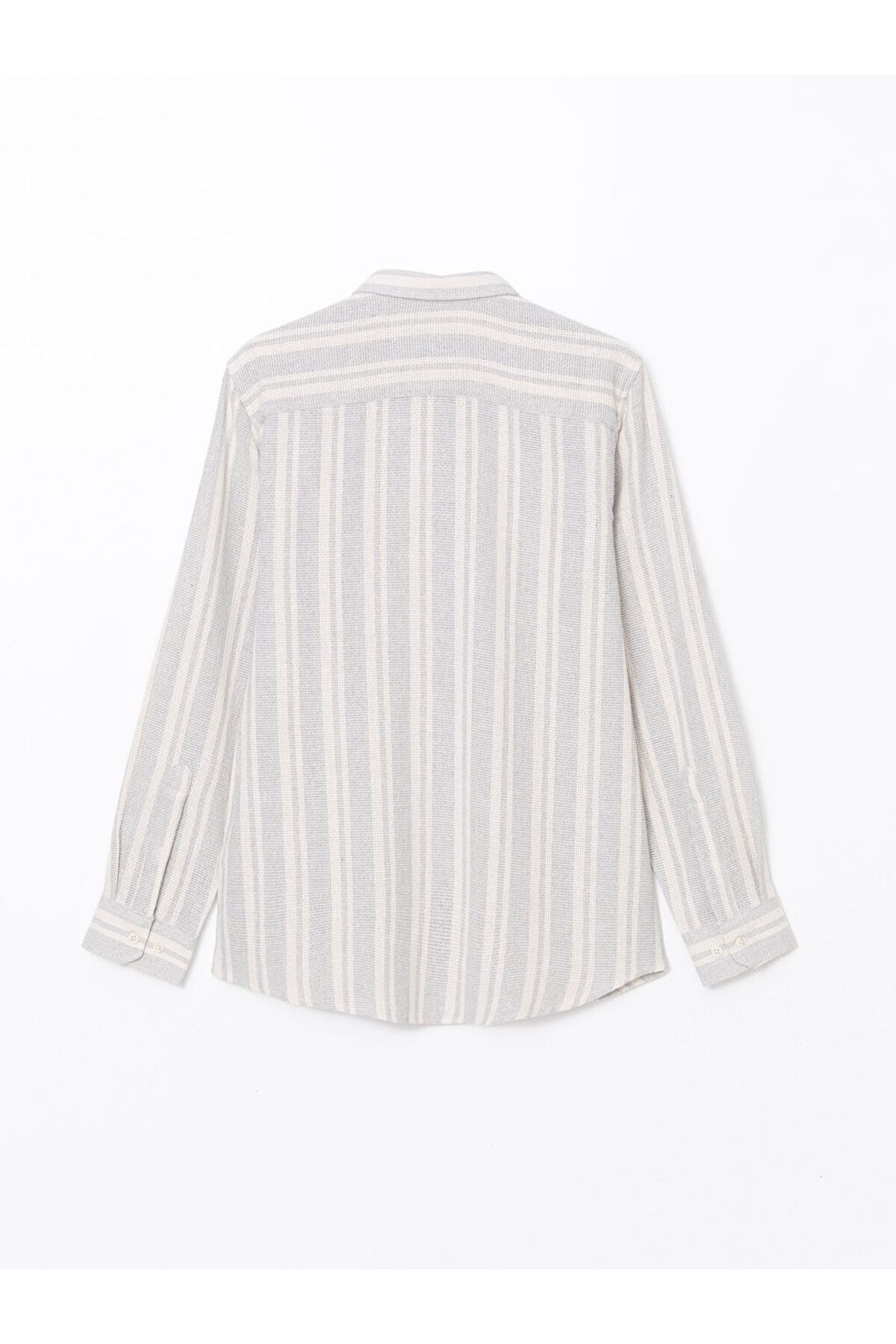 LC Waikiki-LCWAIKIKI Classic Regular Fit Long Sleeve Striped Poplin Men's Shirt 6