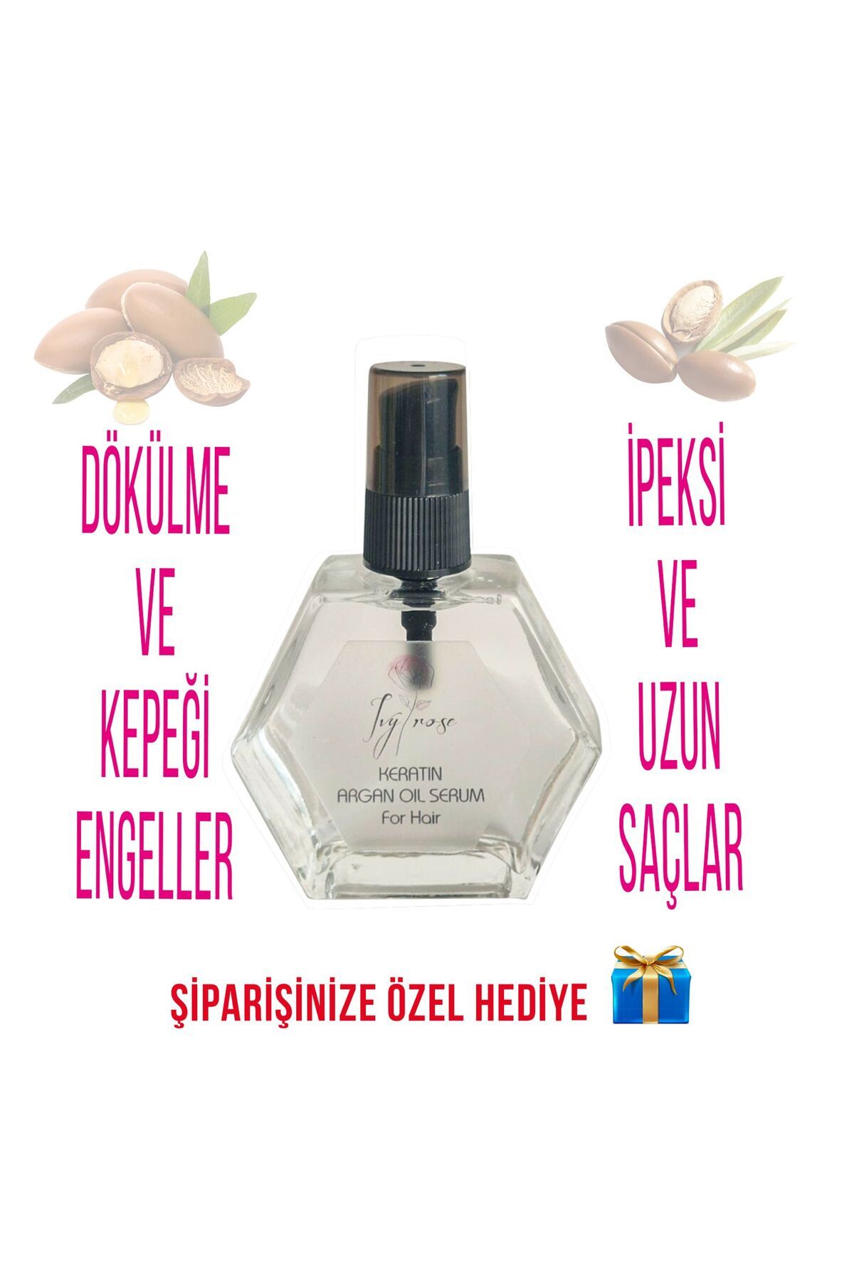 IVY ROSE Argan Yağı Saç Bakım Serumu