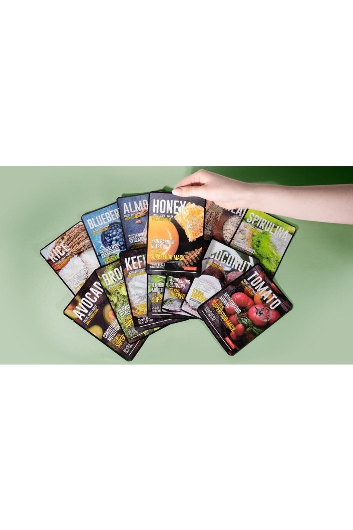 Dermal-Superfood Spinat Mask - Aufhellend Und Feuchtigkeitsspendend, 25 Gr 2er-set 4