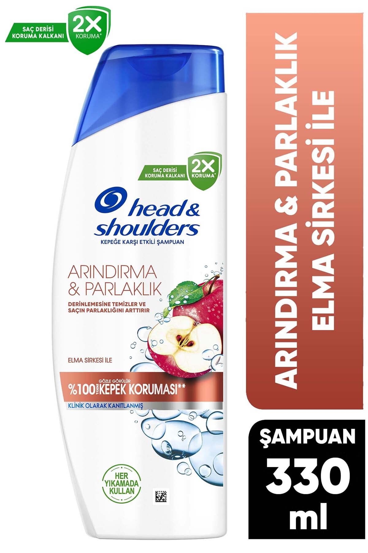 Head&Shoulders Arındırma&Parlaklık Kepeğe Karşı Etkili Şampuan 330 ml