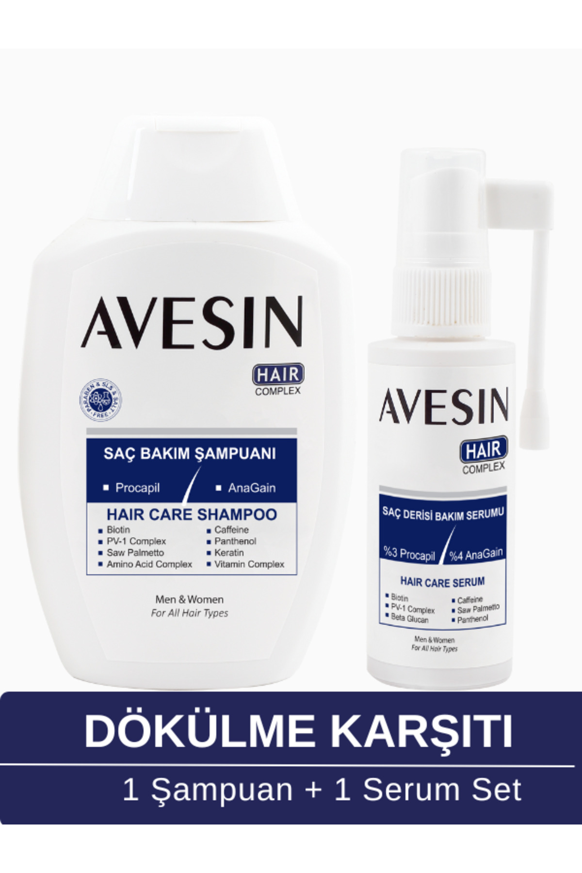 Avesin 2'si Bir Arada Şampuan Sprey — G 112