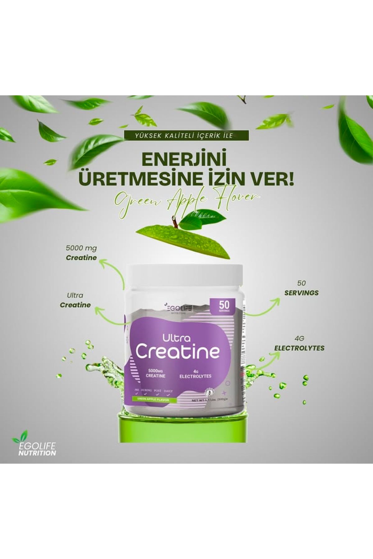 EGOLİFE Egolife ULTRA Creatineee (KİLO ALMAK kutle kazanmak İcin)