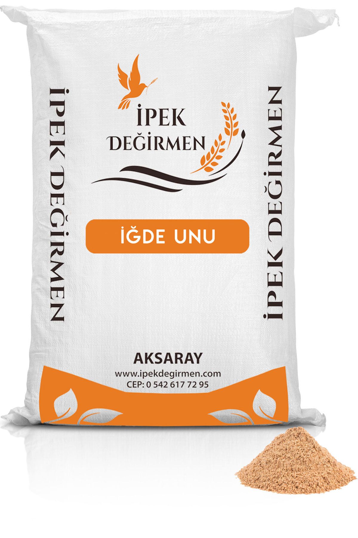 İpek Değirmen Taş Değirmen Yeni Mahsül İğde Unu 3 KG İğde Çekirdeği Tozu