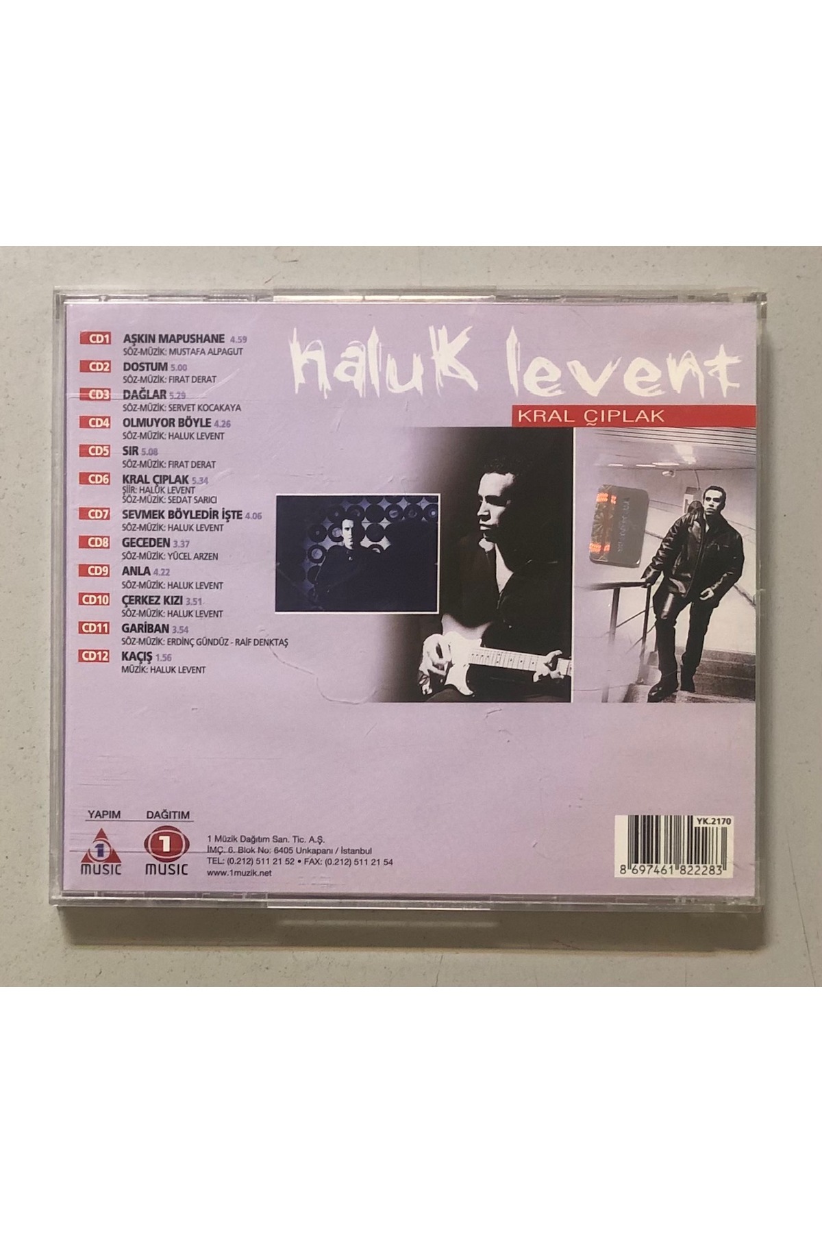 Plakevi İzmir-Haluk Levent Kral Çıplak Cd (Zero Period Edition Cd in Original Gelatin) 2