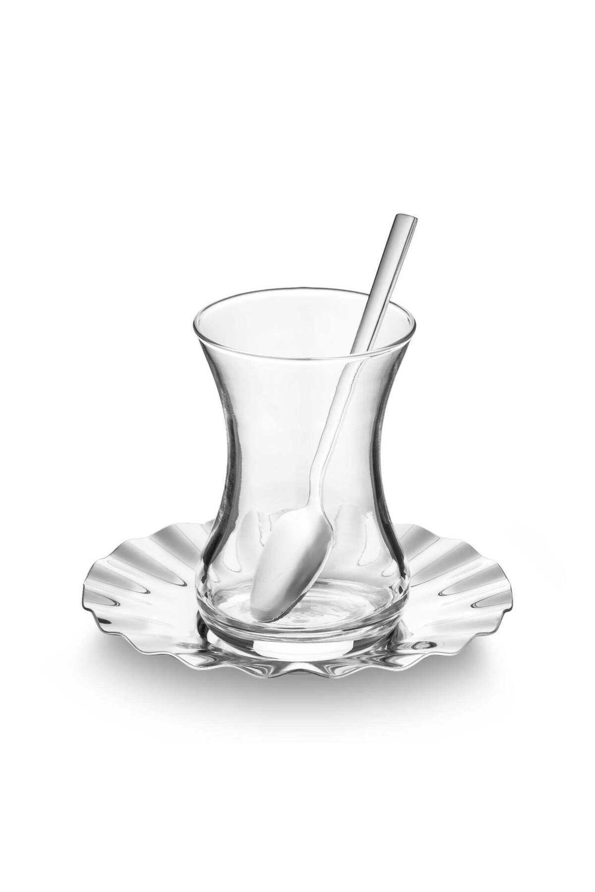 Jumbo-Velena 18 Piece Steel Tea Set for 6 People 4