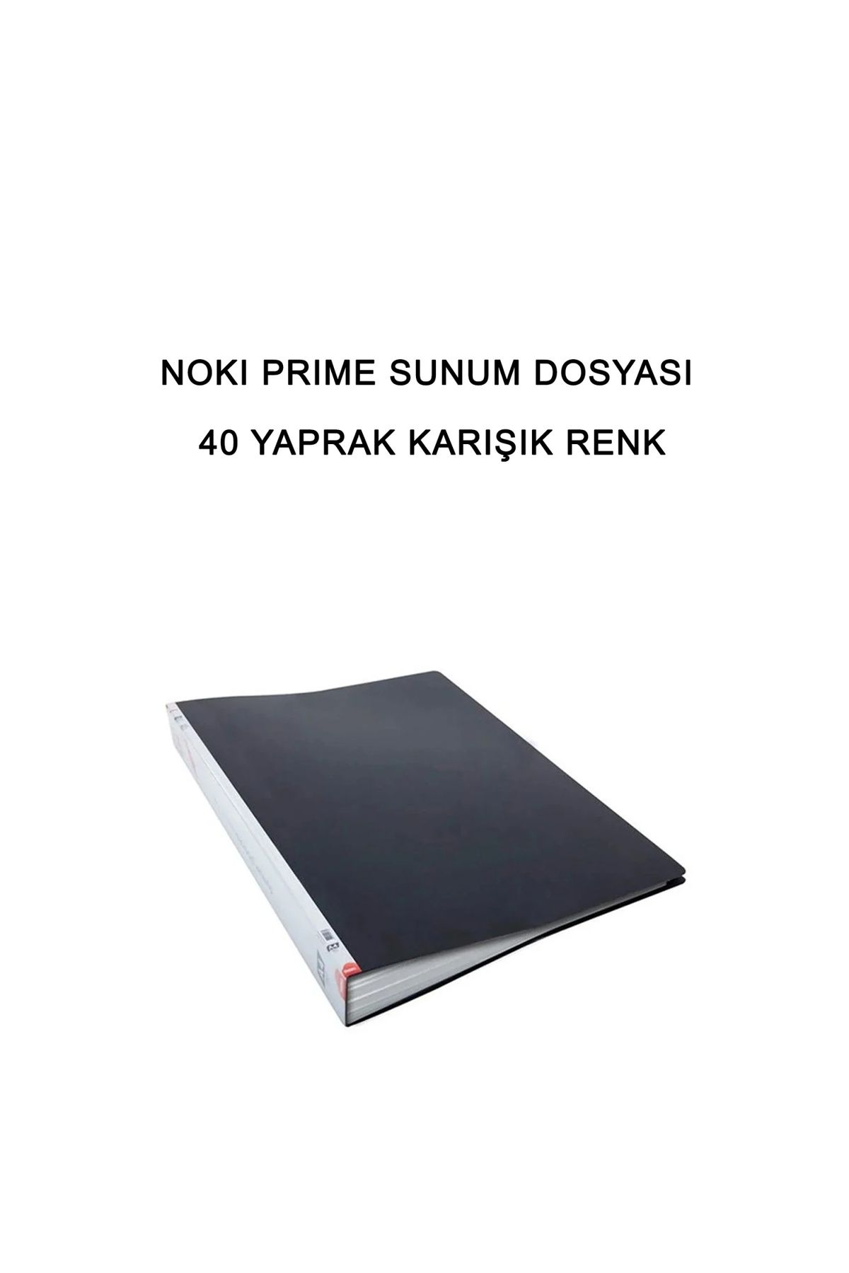 EGATOPTAN Noki Prime Sunum Dosyası 40 Yaprak Karışık Renk